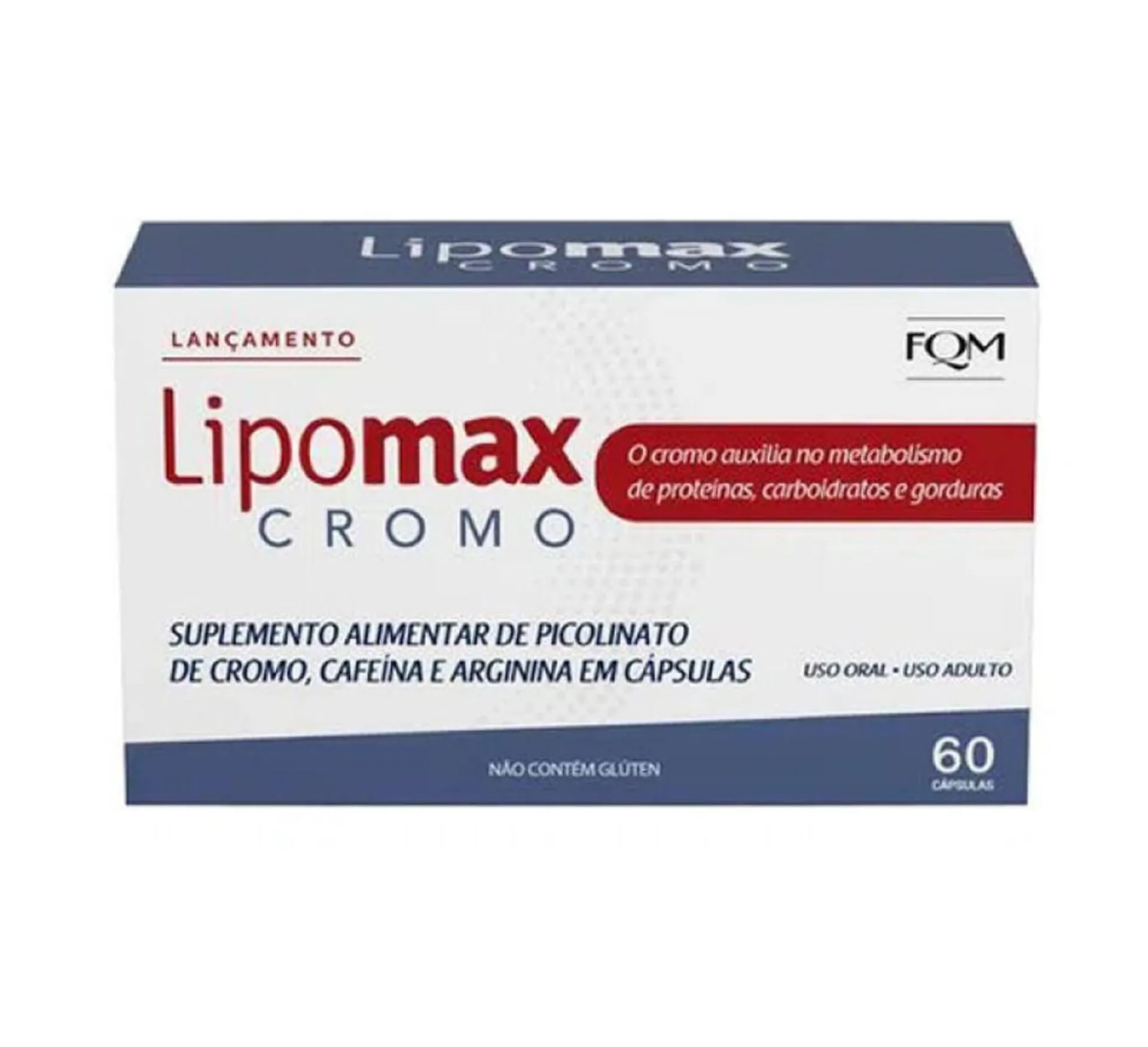 Suplemento Alimentar Lipomax Cromo 60 Cápsulas