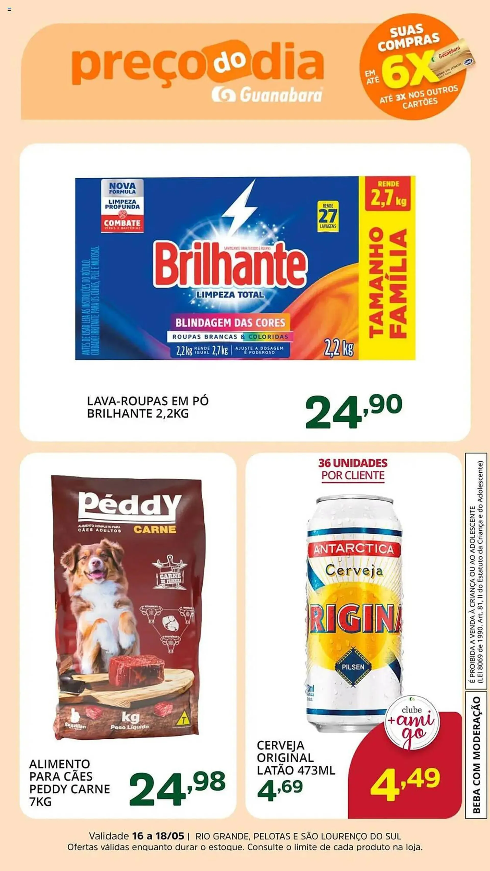 Encarte de Catálogo Supermercados Guanabara 16 de maio até 19 de maio 2025 - Pagina 2