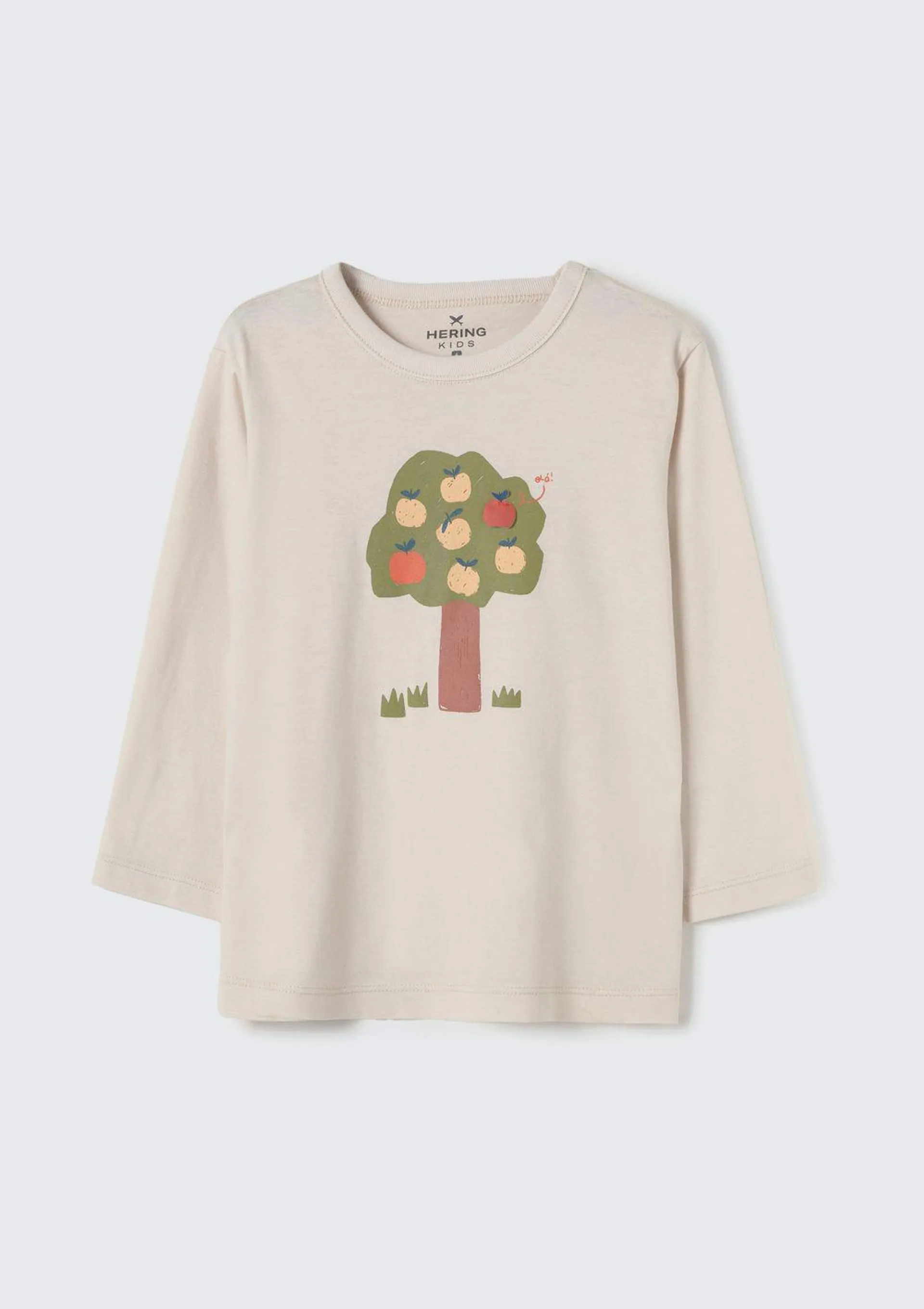 Camiseta Infantil Menino Toddler Com Estampa Interativa - Marrom