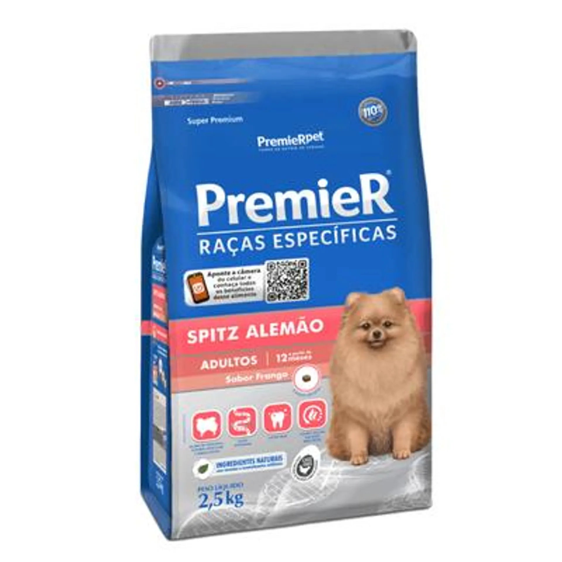 Ração Premier Spitz Alemão Adultos 2,5 kg