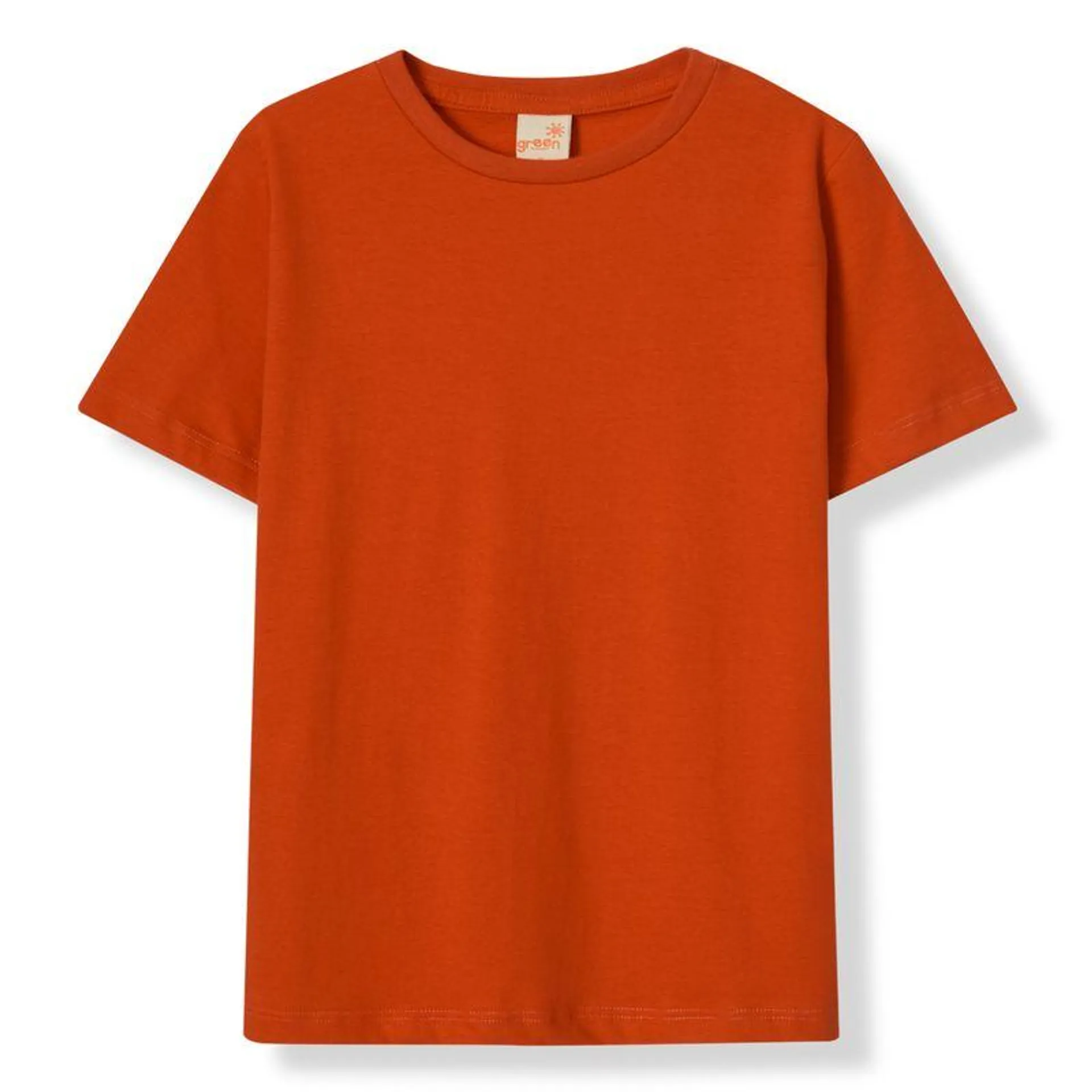 Camiseta Infantil Menino Color Laranja Escuro