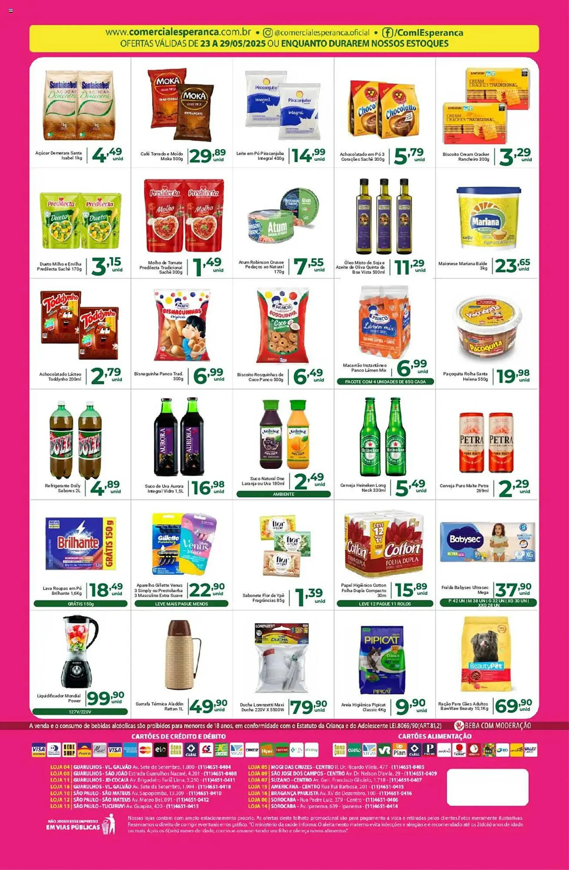 Encarte de Catálogo Comercial Esperança 23 de maio até 30 de maio 2025 - Pagina 2