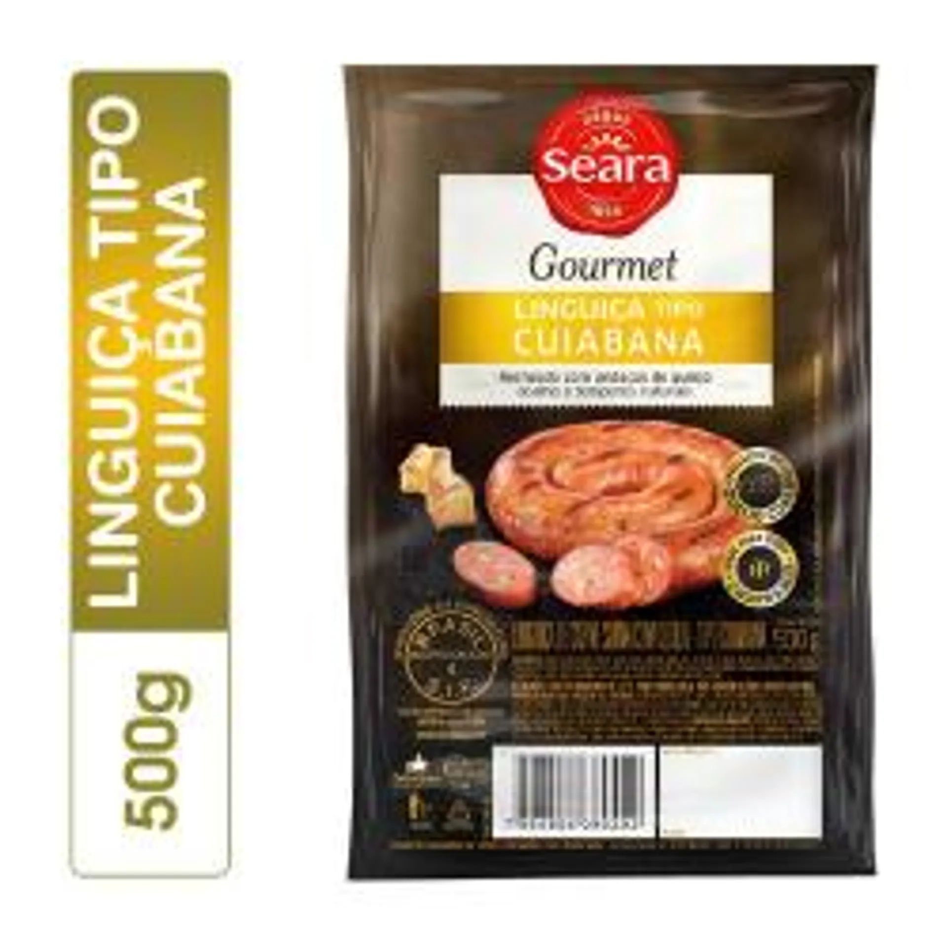 Linguiça tipo cuiabana Seara Gourmet 500g