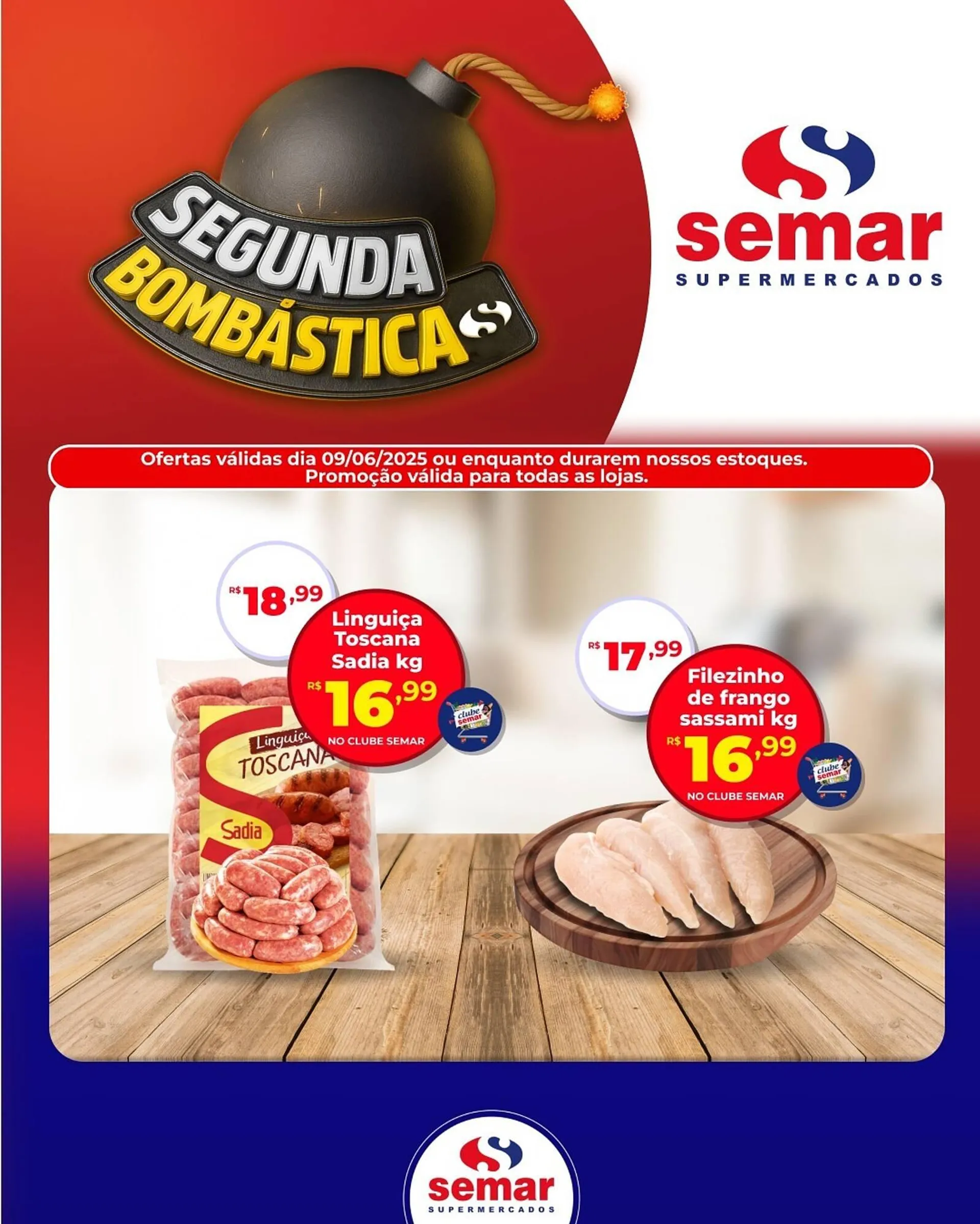 Encarte de Catálogo Semar Supermercado 9 de junho até 9 de junho 2025 - Pagina 2