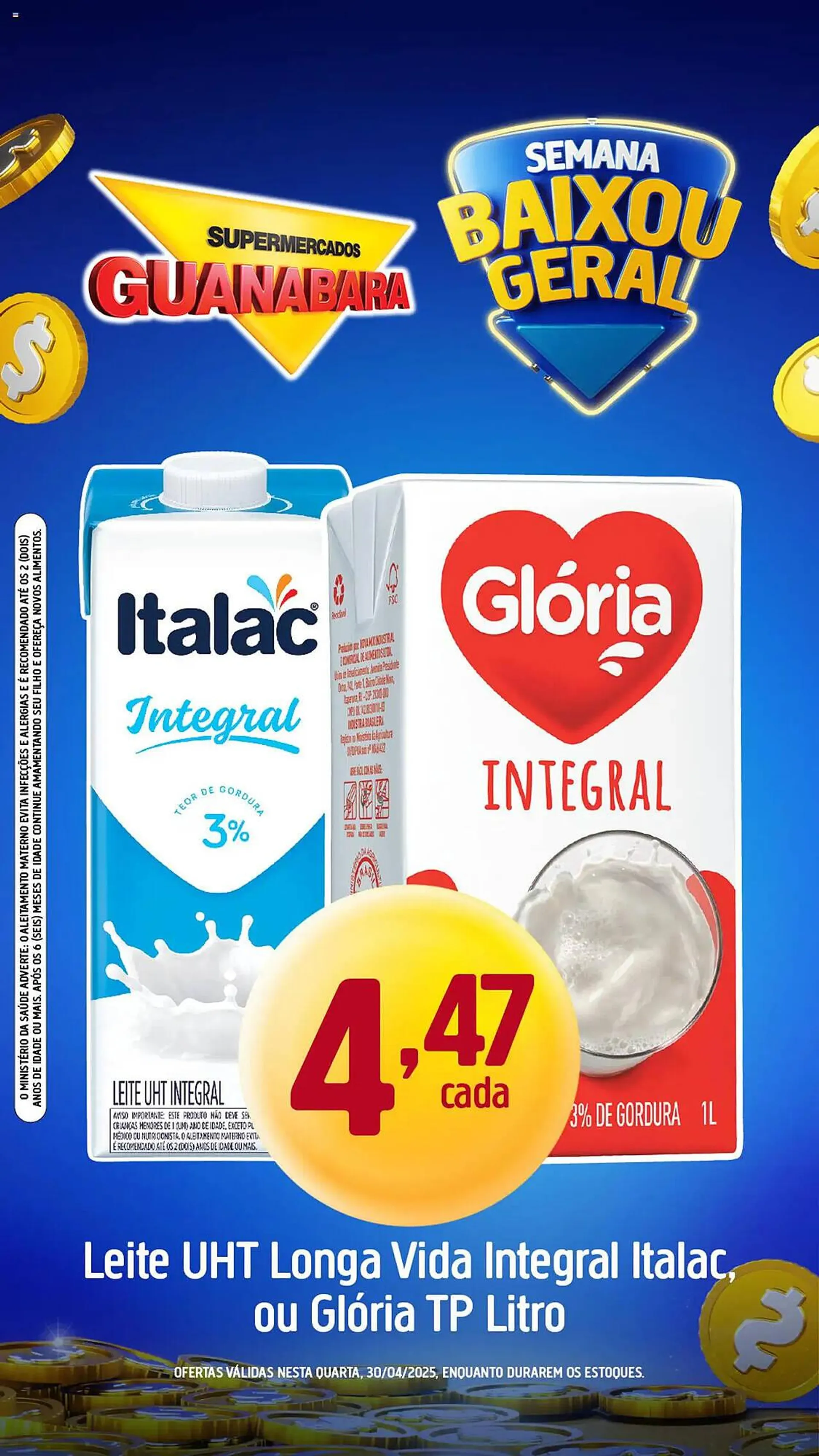 Encarte de Catálogo Supermercados Guanabara 30 de abril até 30 de abril 2025 - Pagina 2