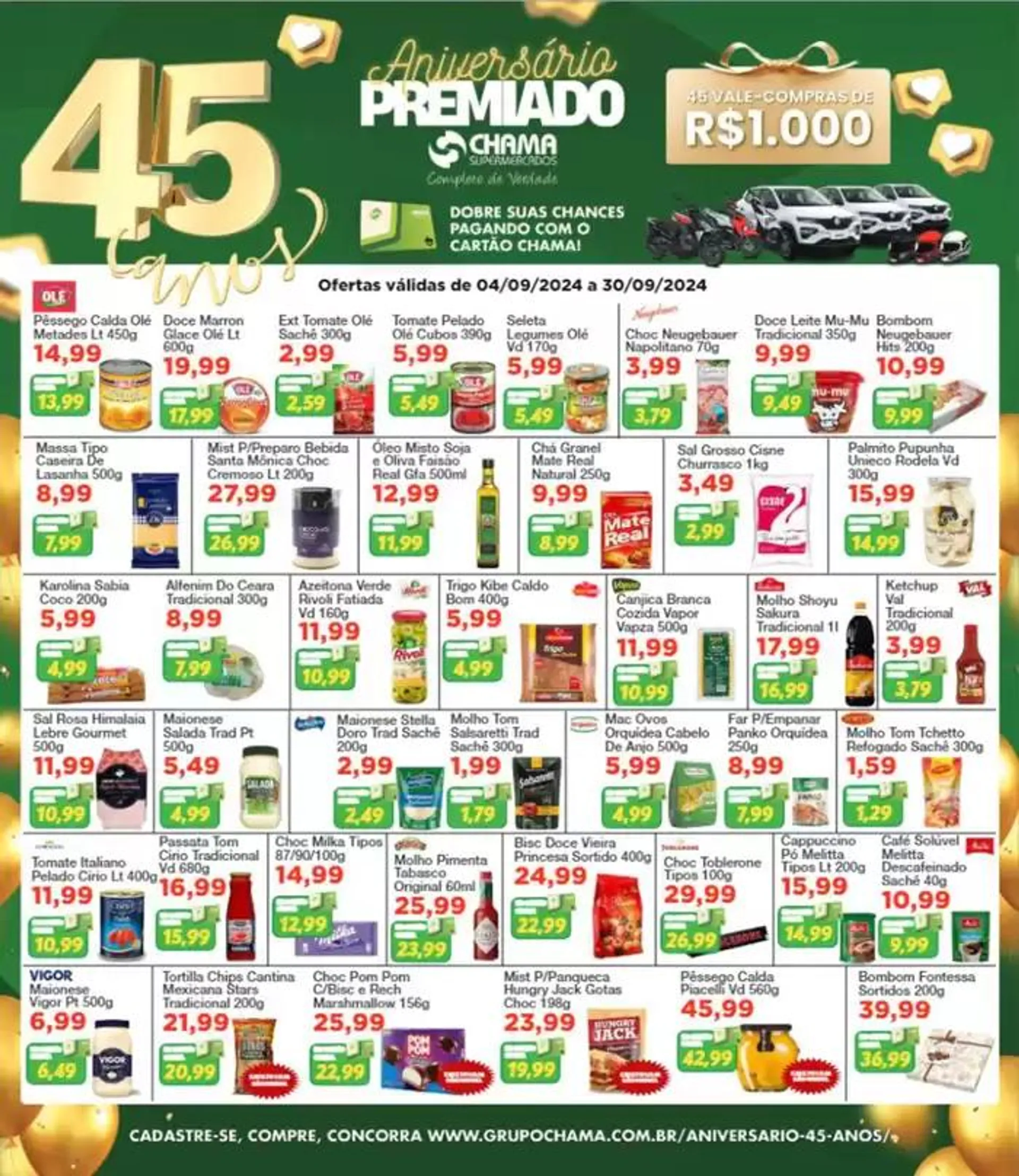 Encarte de Revista de Ofertas de Aniversário 45 Anos 17 de setembro até 30 de setembro 2024 - Pagina 18