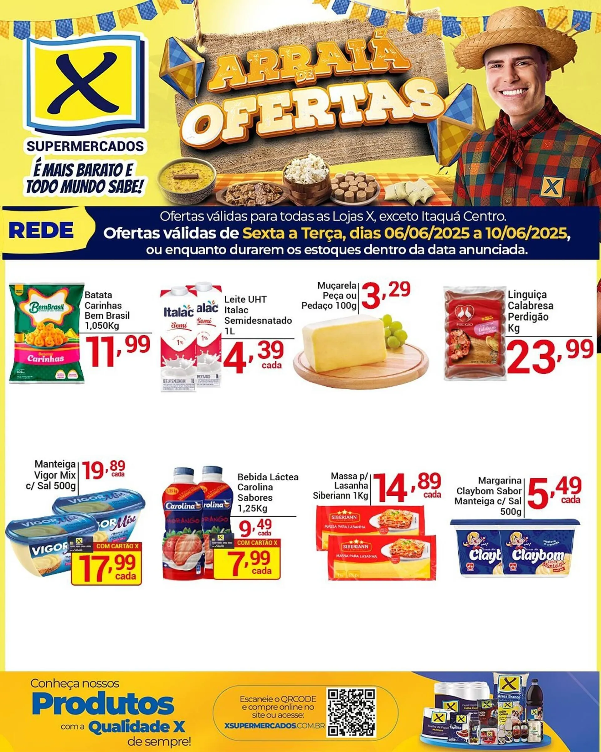 Encarte de Catálogo X Supermercados 6 de junho até 10 de junho 2025 - Pagina 2