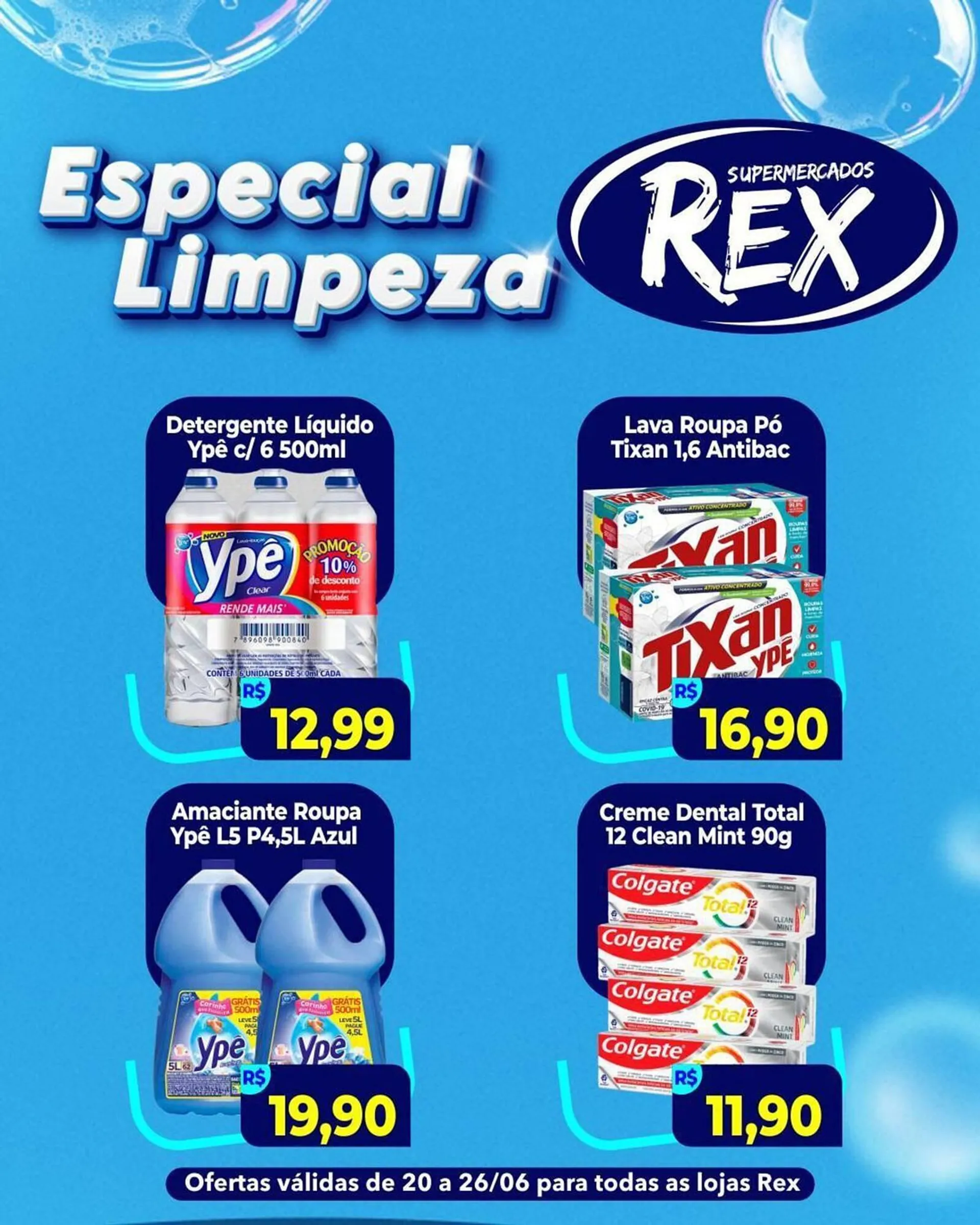 Encarte de Catálogo Supermercados Rex 25 de junho até 26 de junho 2024 - Pagina 1
