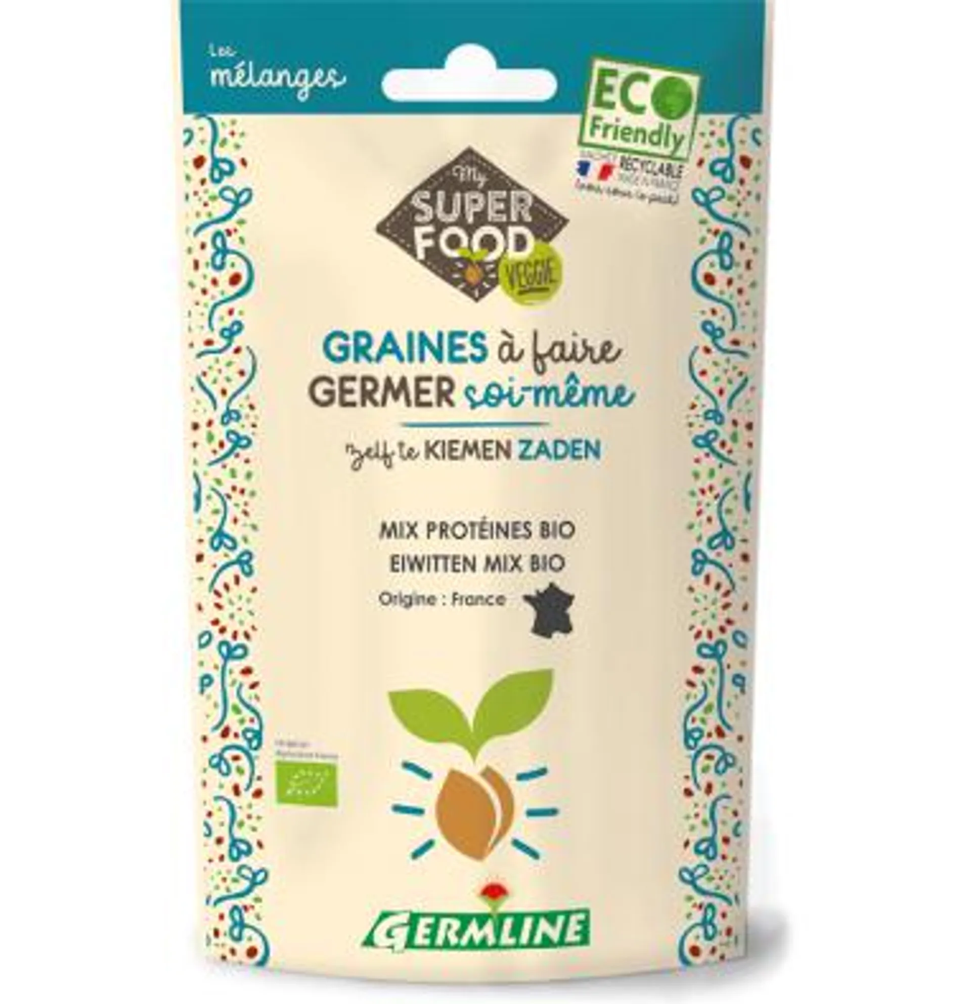 Graines à germer Mix protéines (200g)