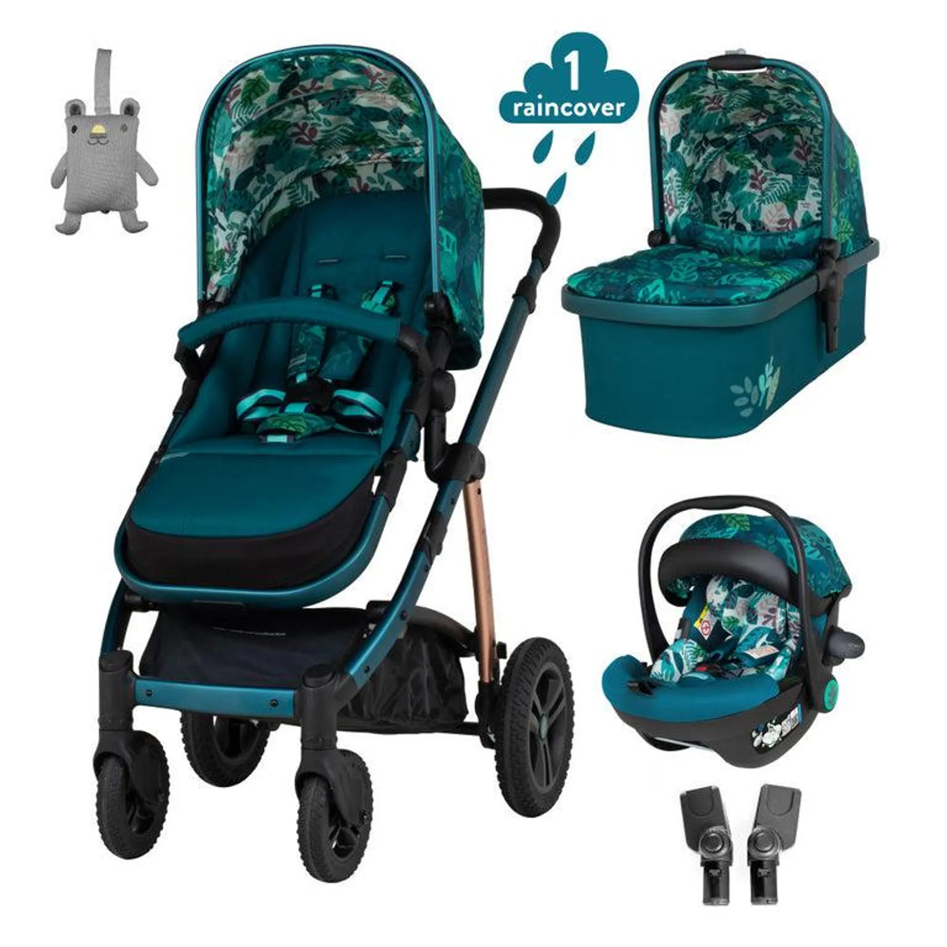 Pack Wow 2 con silla de coche - Midnight Jungle