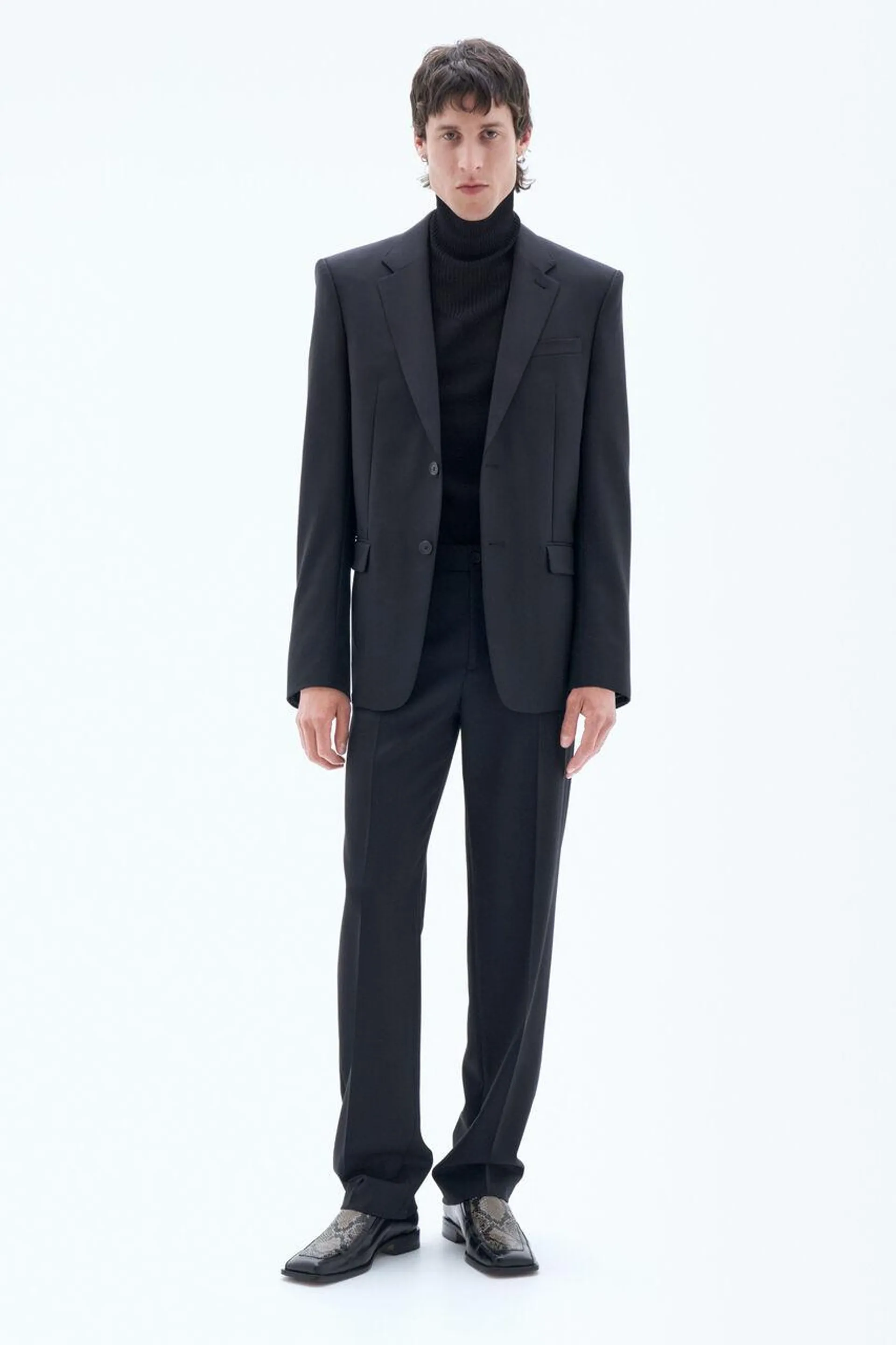 Classic Wool Blazer Black