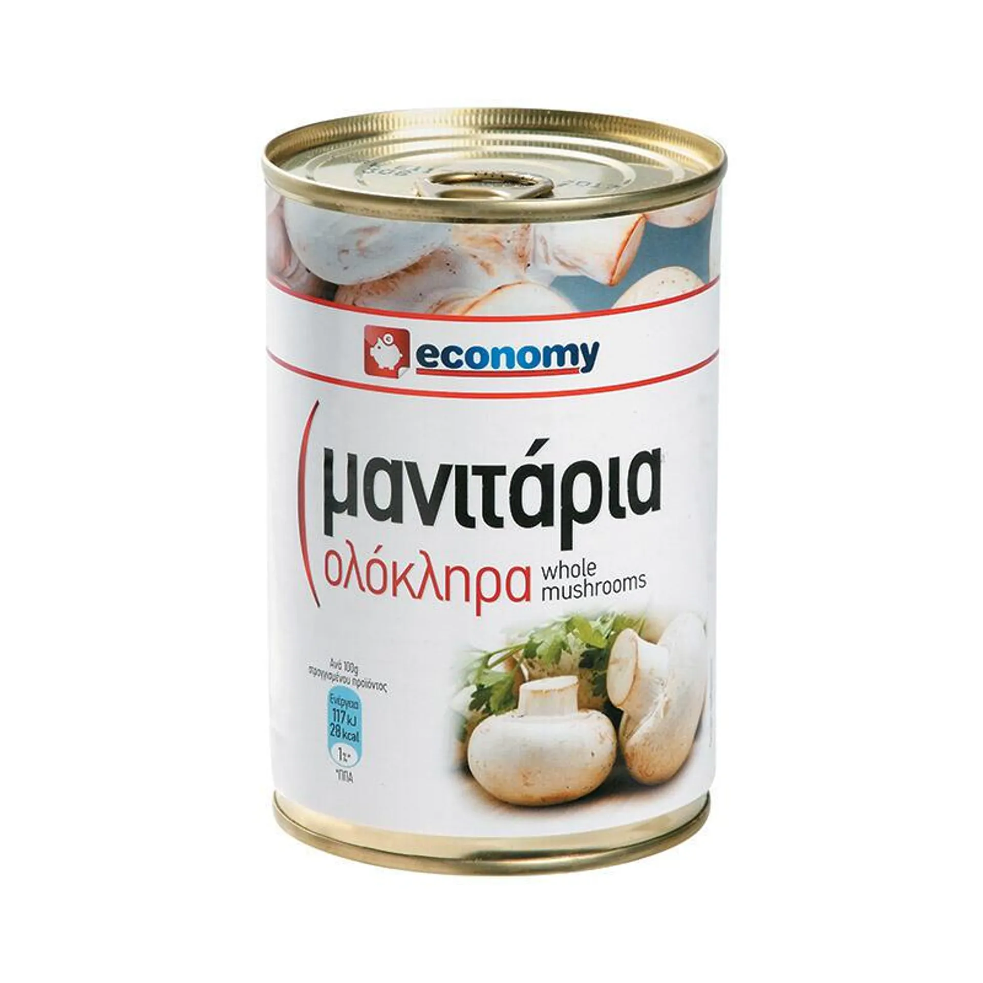 ECONOMY Μανιτάρια Ολόκληρα Κονσέρβα 400gr