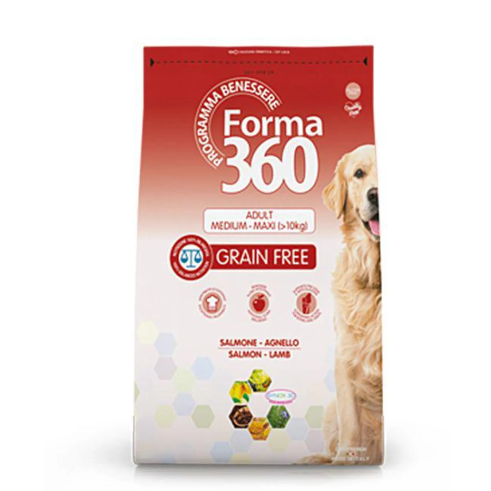 Forma 360 Adult Grain Free Με Σολομό & Αρνί 12Kg