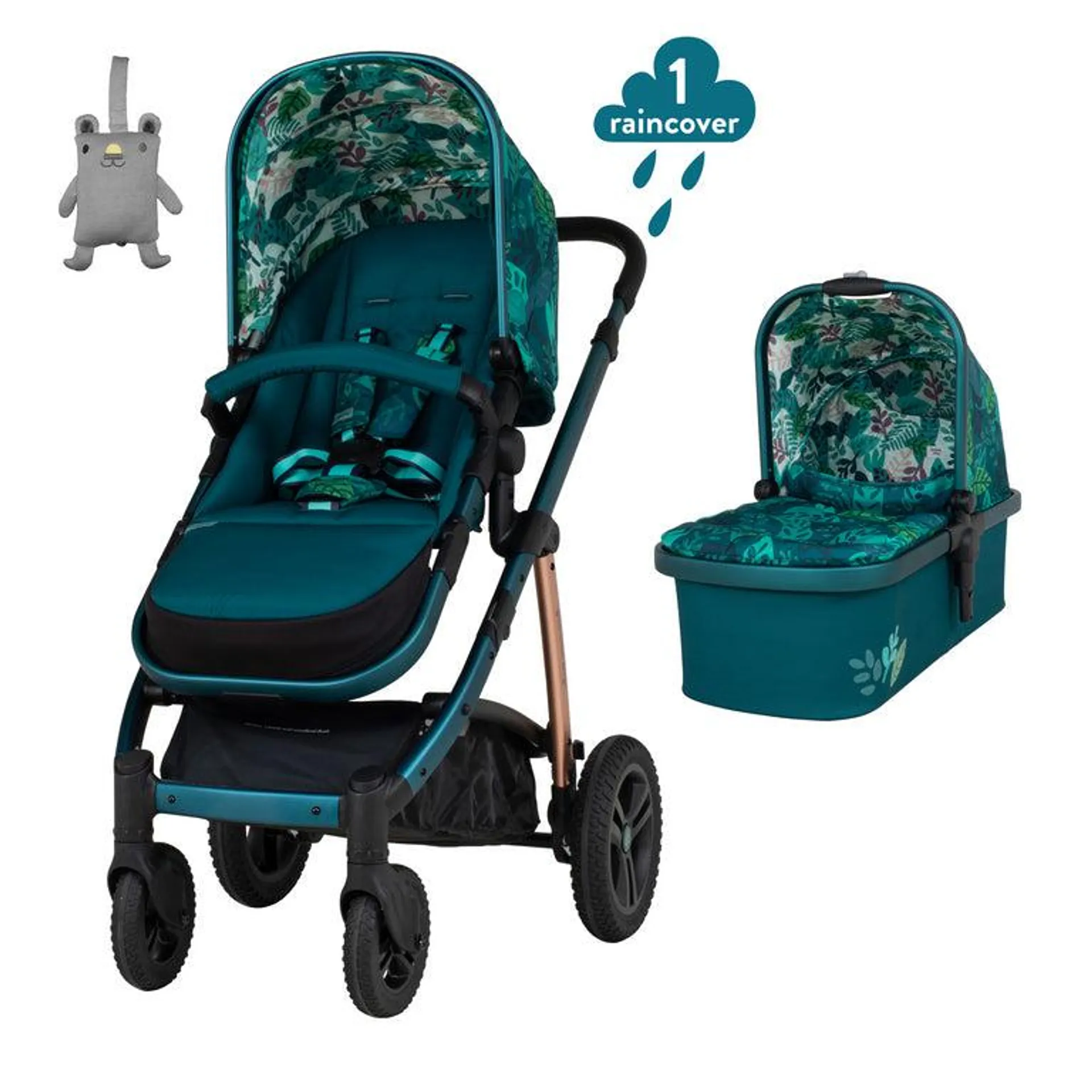 Pack Wow 2 con Carrito y Silla de Paseo - Midnight Jungle