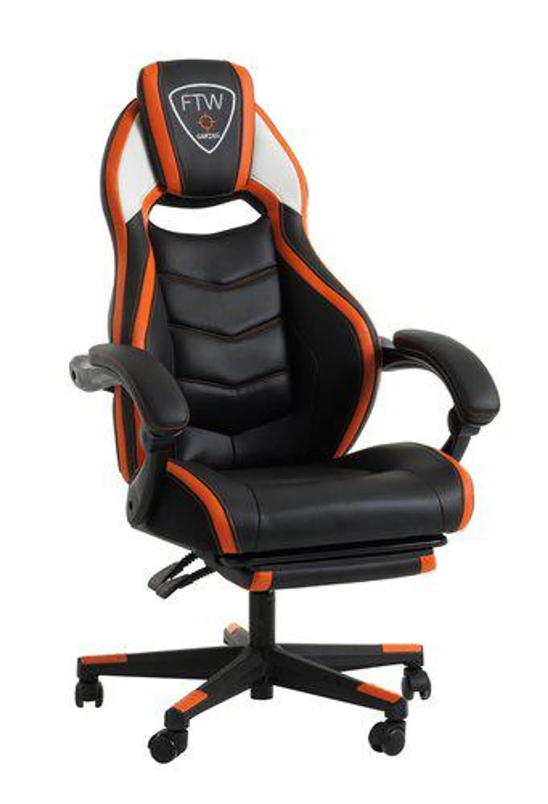 Gamingstol GAMBORG svart/oransje