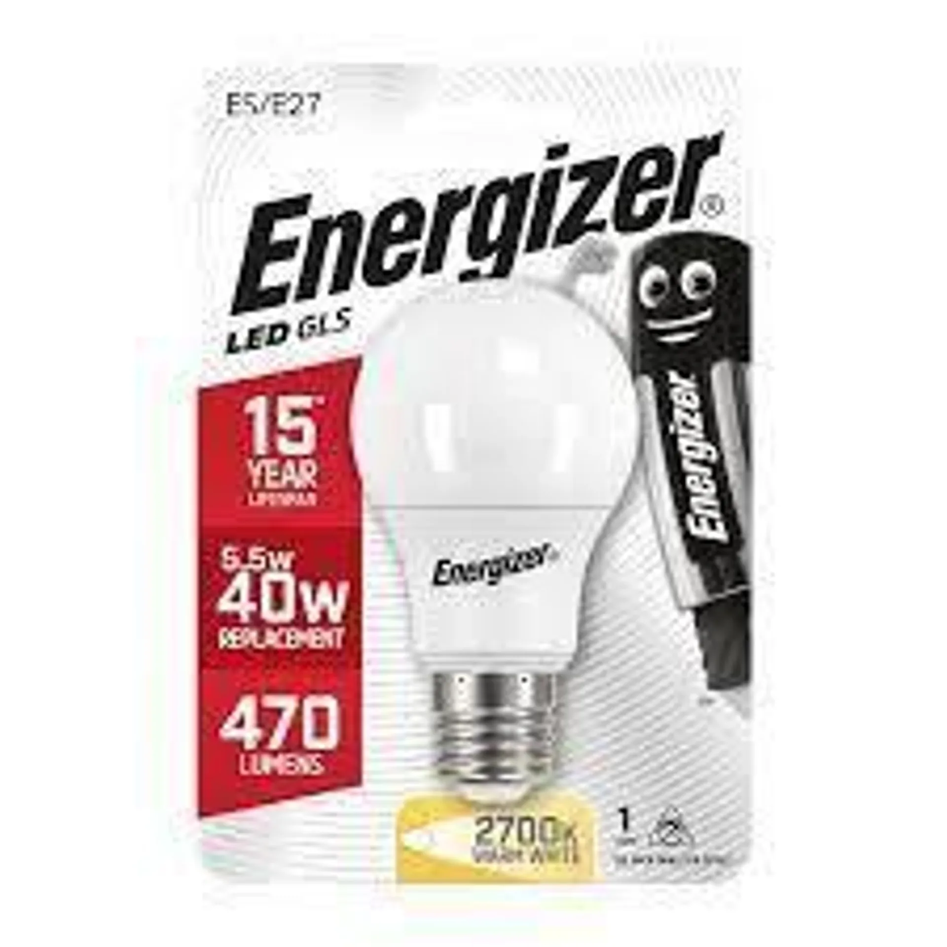 Energizer LED GLS 4.9w ES / E27 Bulb