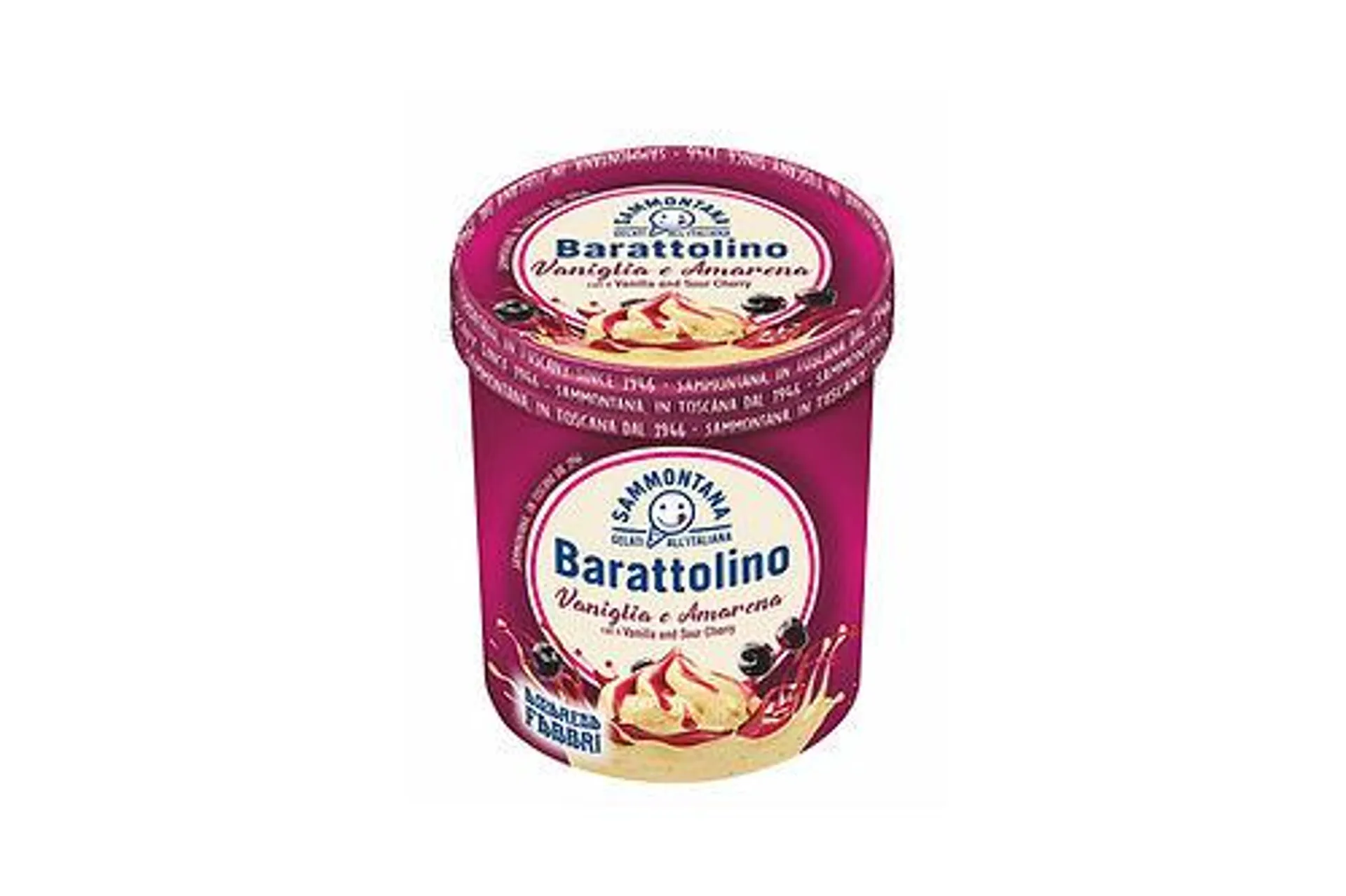 Barratolino is med vanilje/kirsebær, 800 ml