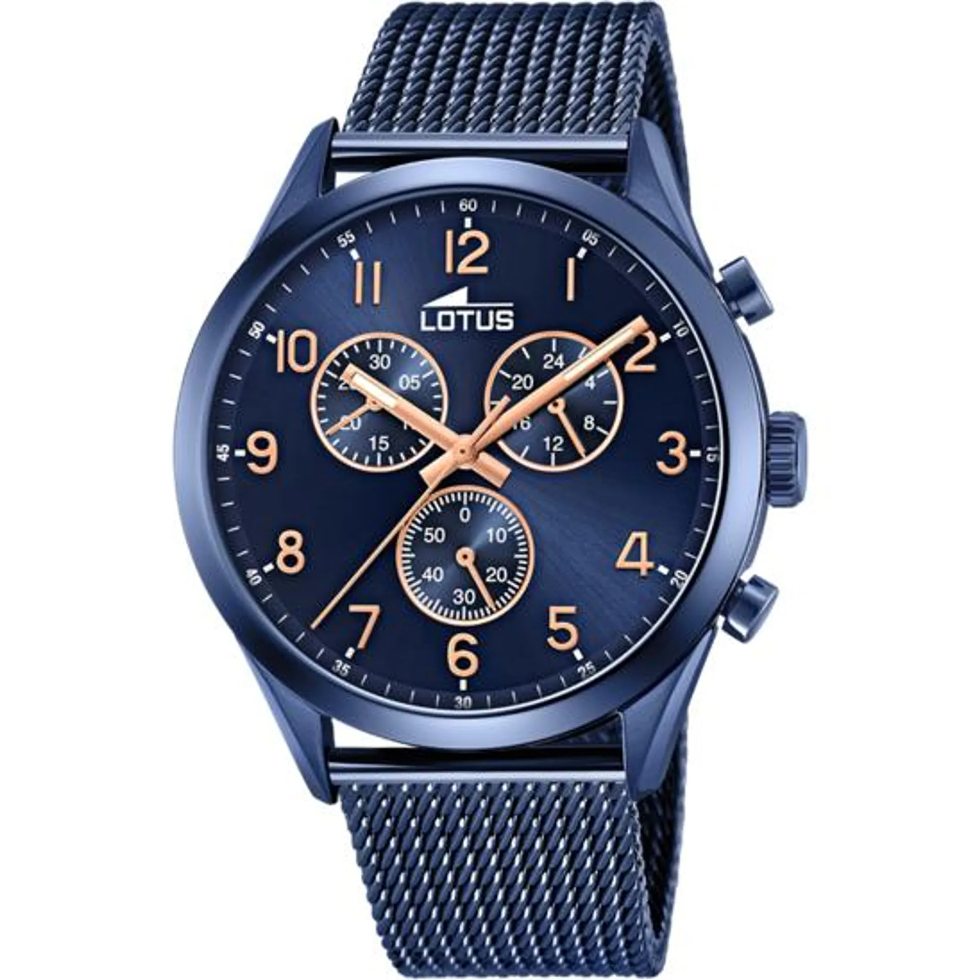 RELOJ DE HOMBRE LOTUS MINIMALIST CON ESFERA AZUL 18638/1