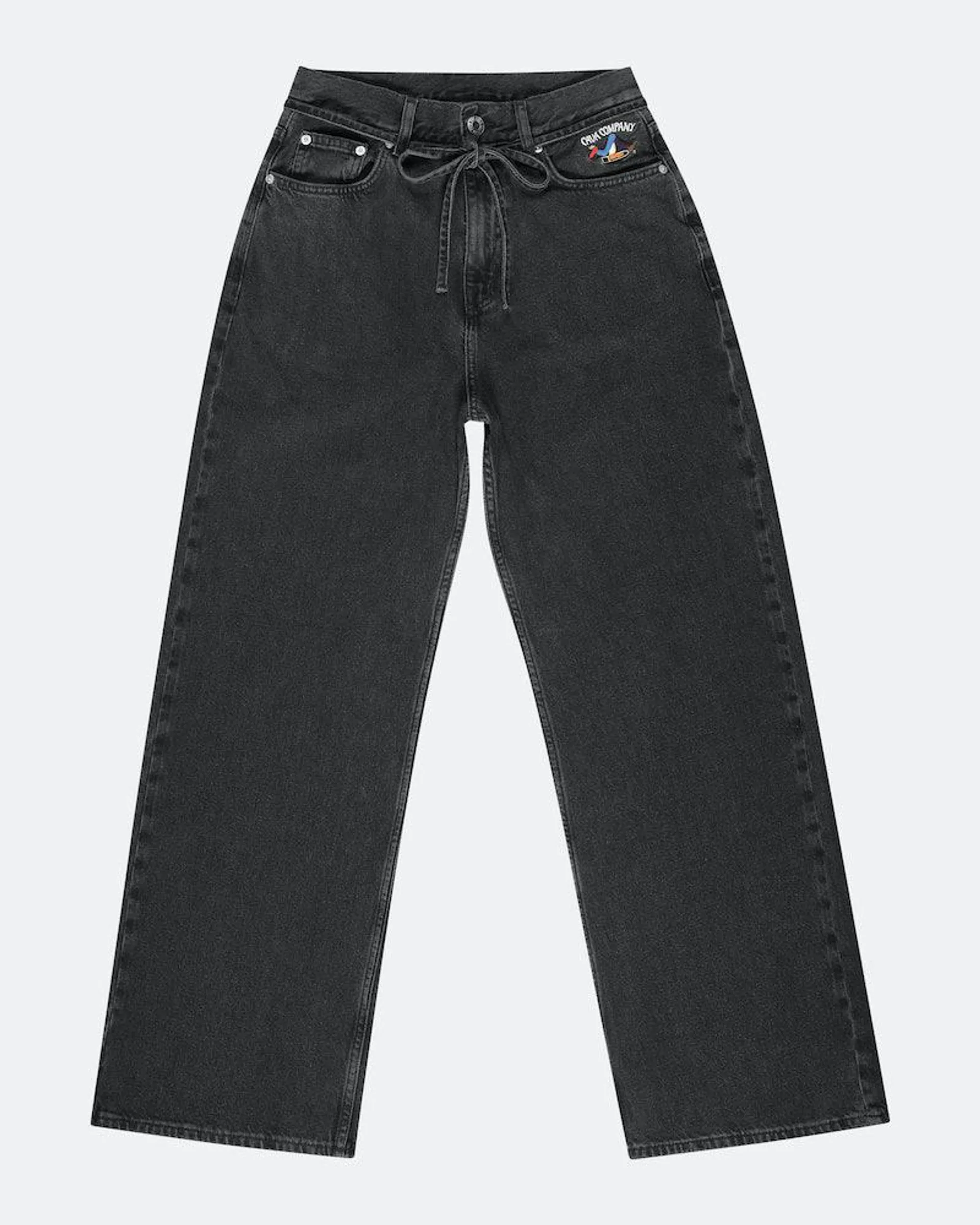 Loose jeans med snor