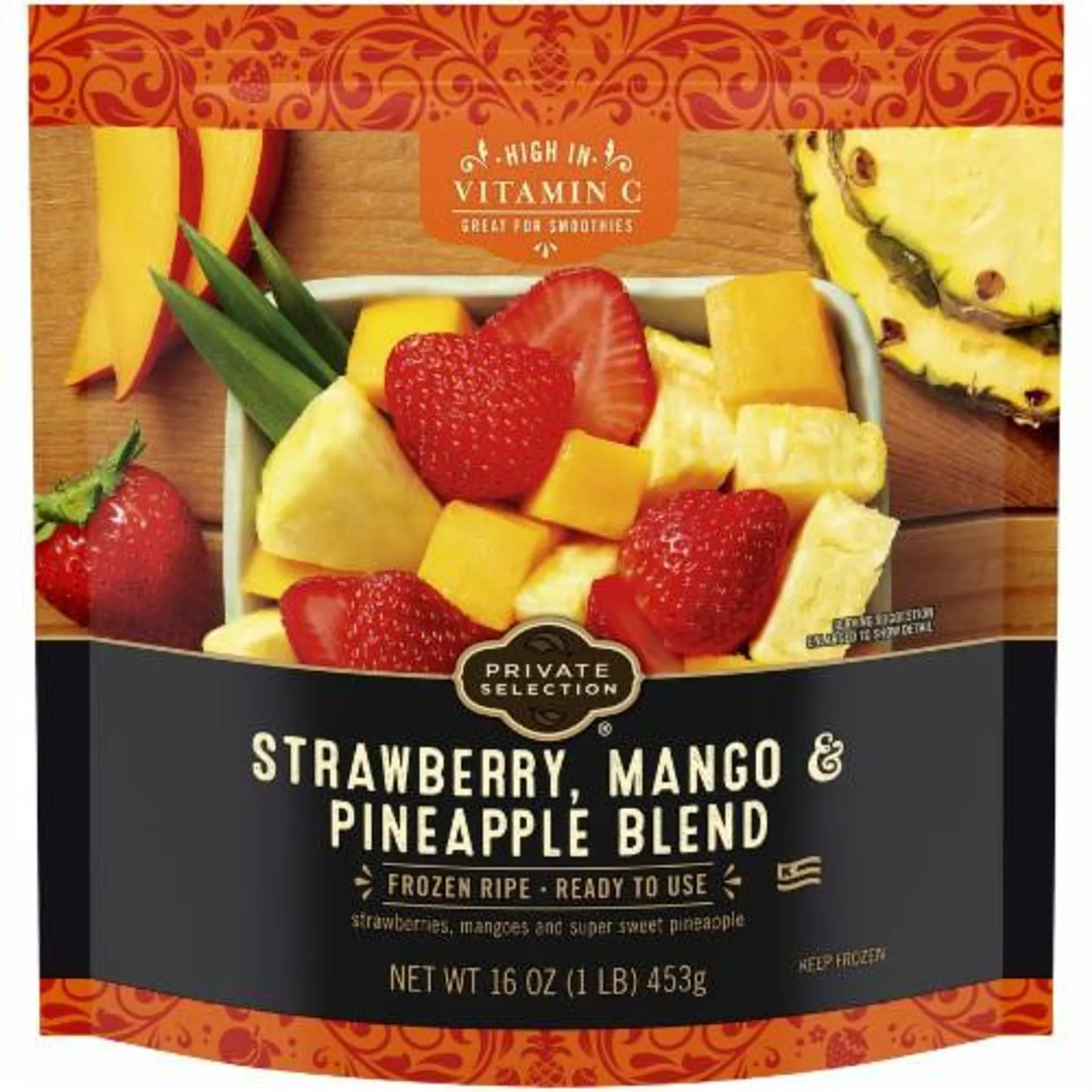 Private Selection® Frozen Strawberry Mango & Pineapple Blend