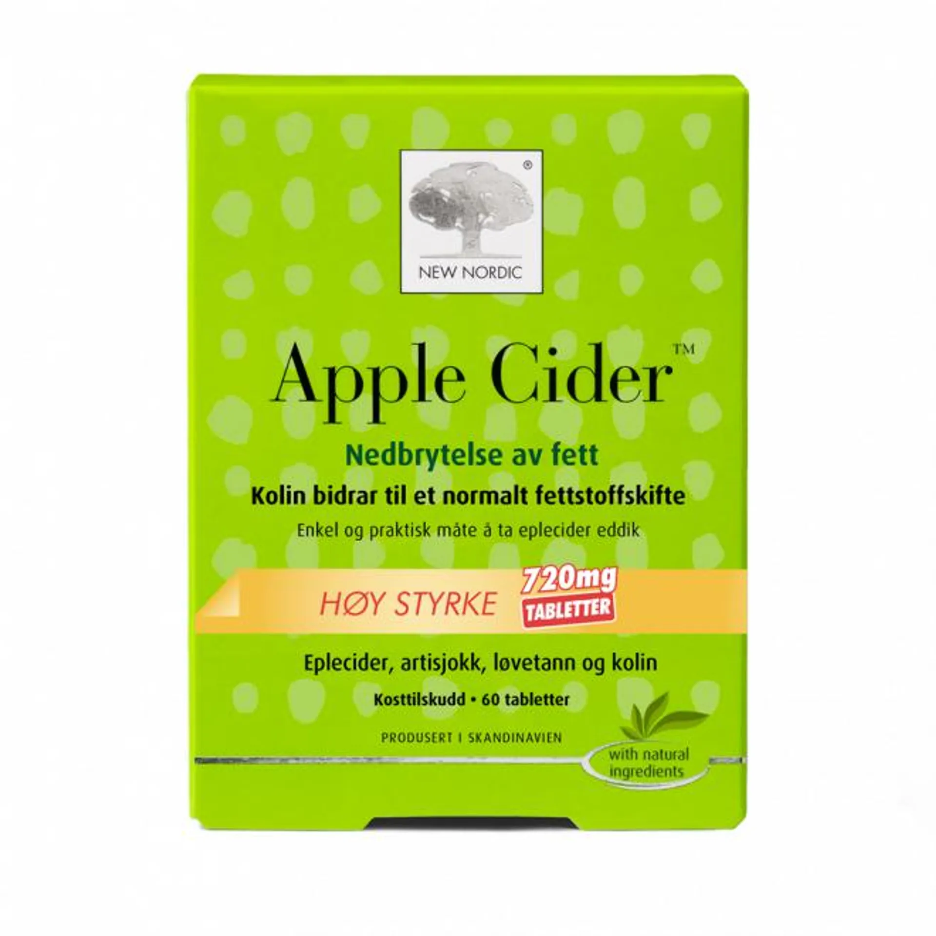 New Nordic Apple Cider 120 tabletter