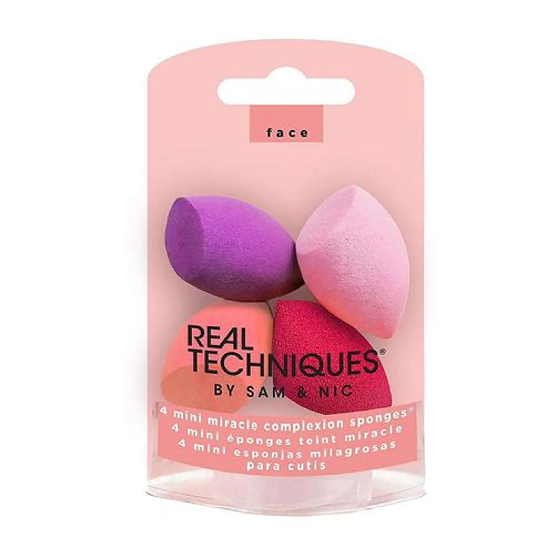 Real Techniques Mini Miracle Sponge - Set Of 4