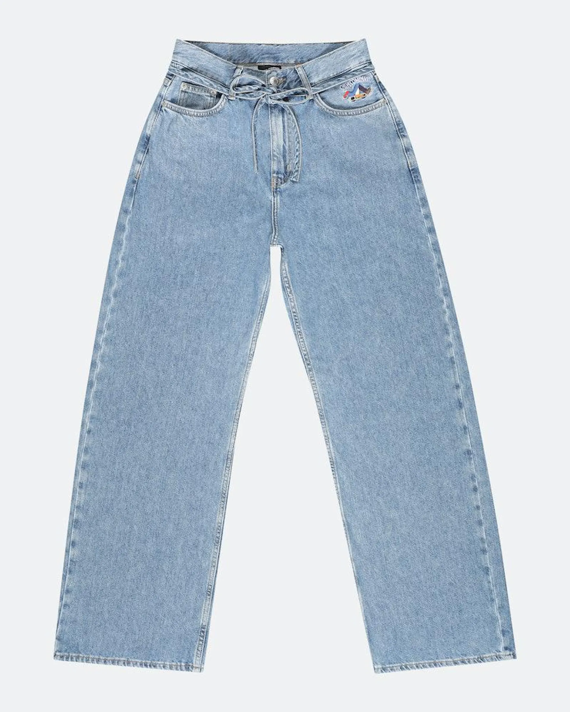 Loose jeans med snor
