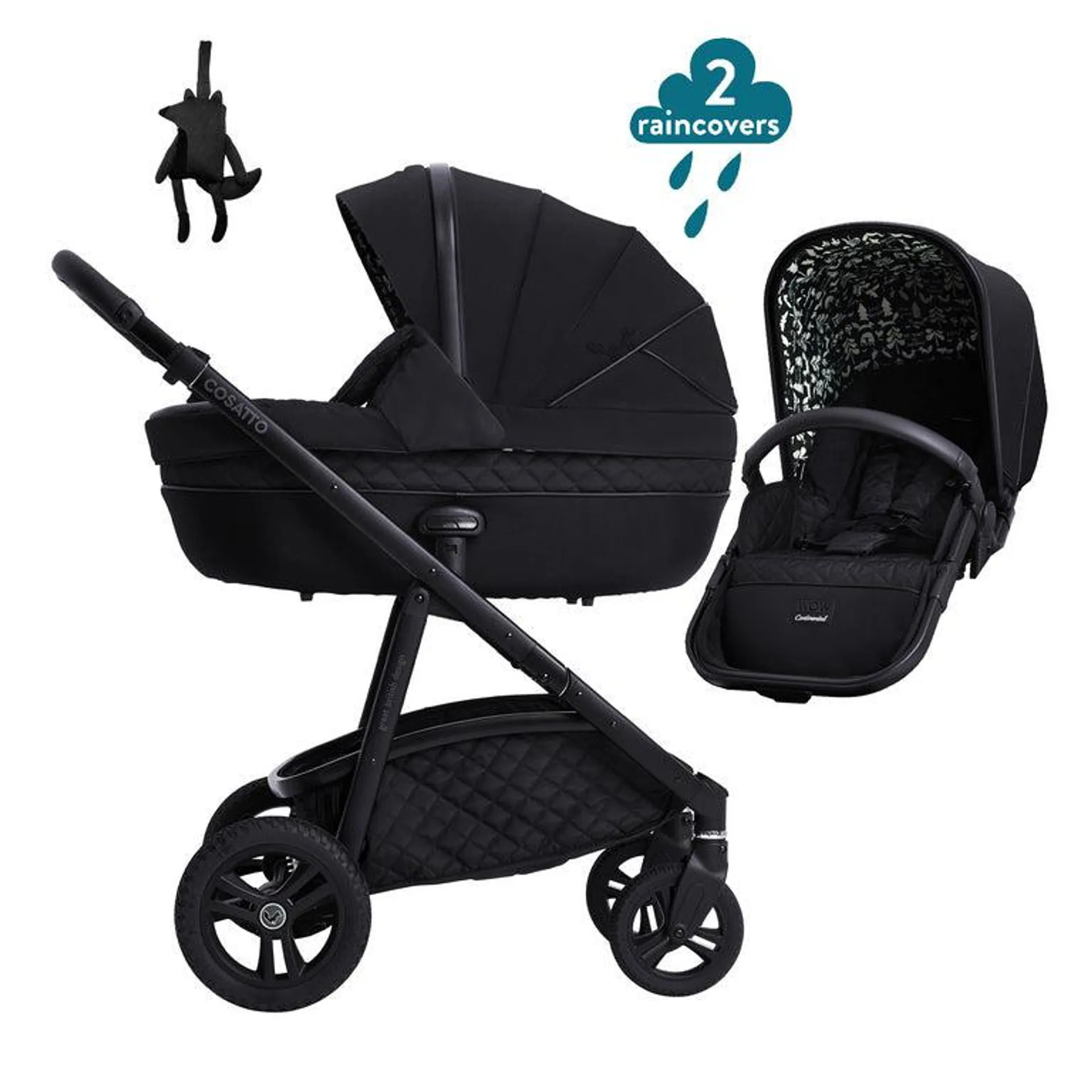 Pack Wow Continental con Carrito y Silla de Paseo - Silhouette