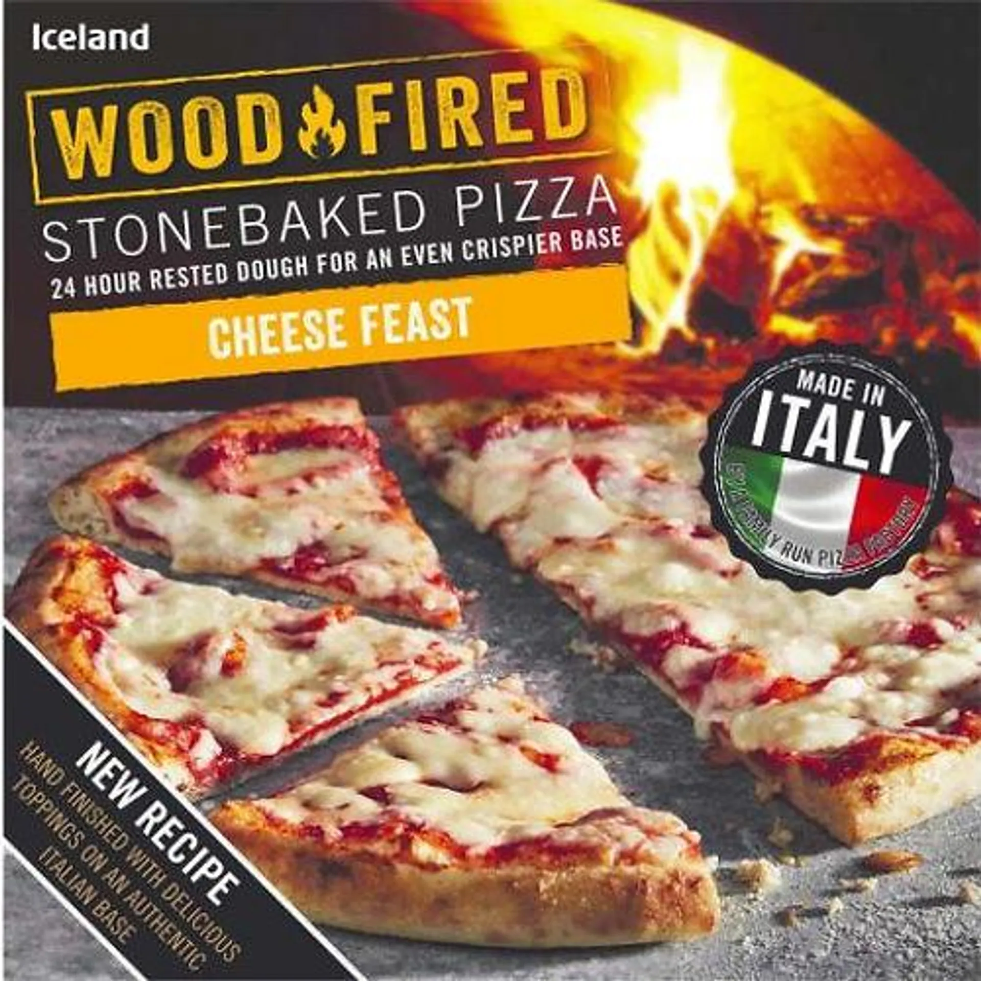 Iceland Cheese Feast Woodfired Pizza 313g