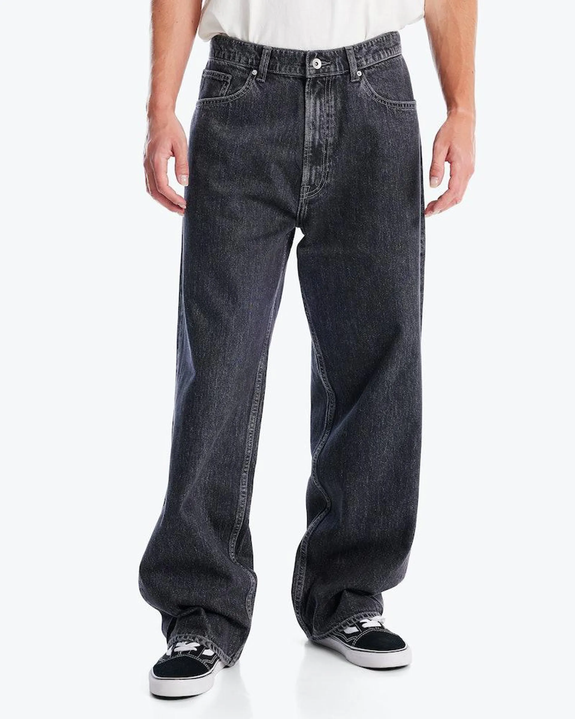 Baggy Svart Jeans