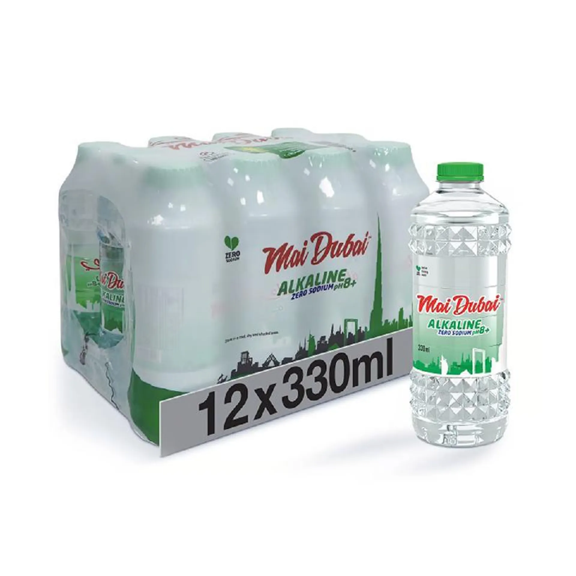 Mai Dubai Alkaline Zero Sodium Water 12x330ml