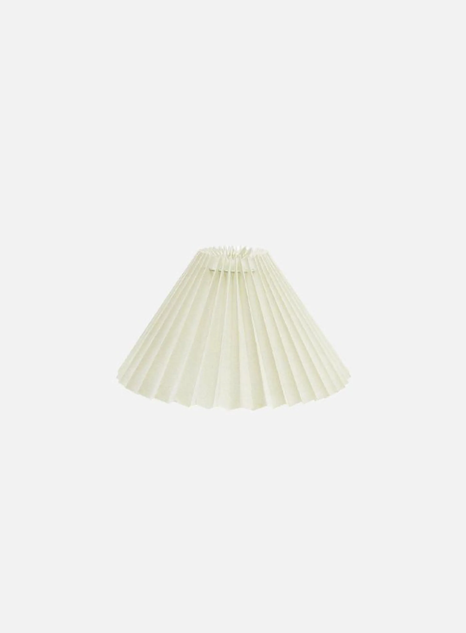 Astrid skjerm Ø25 - off-white plissé