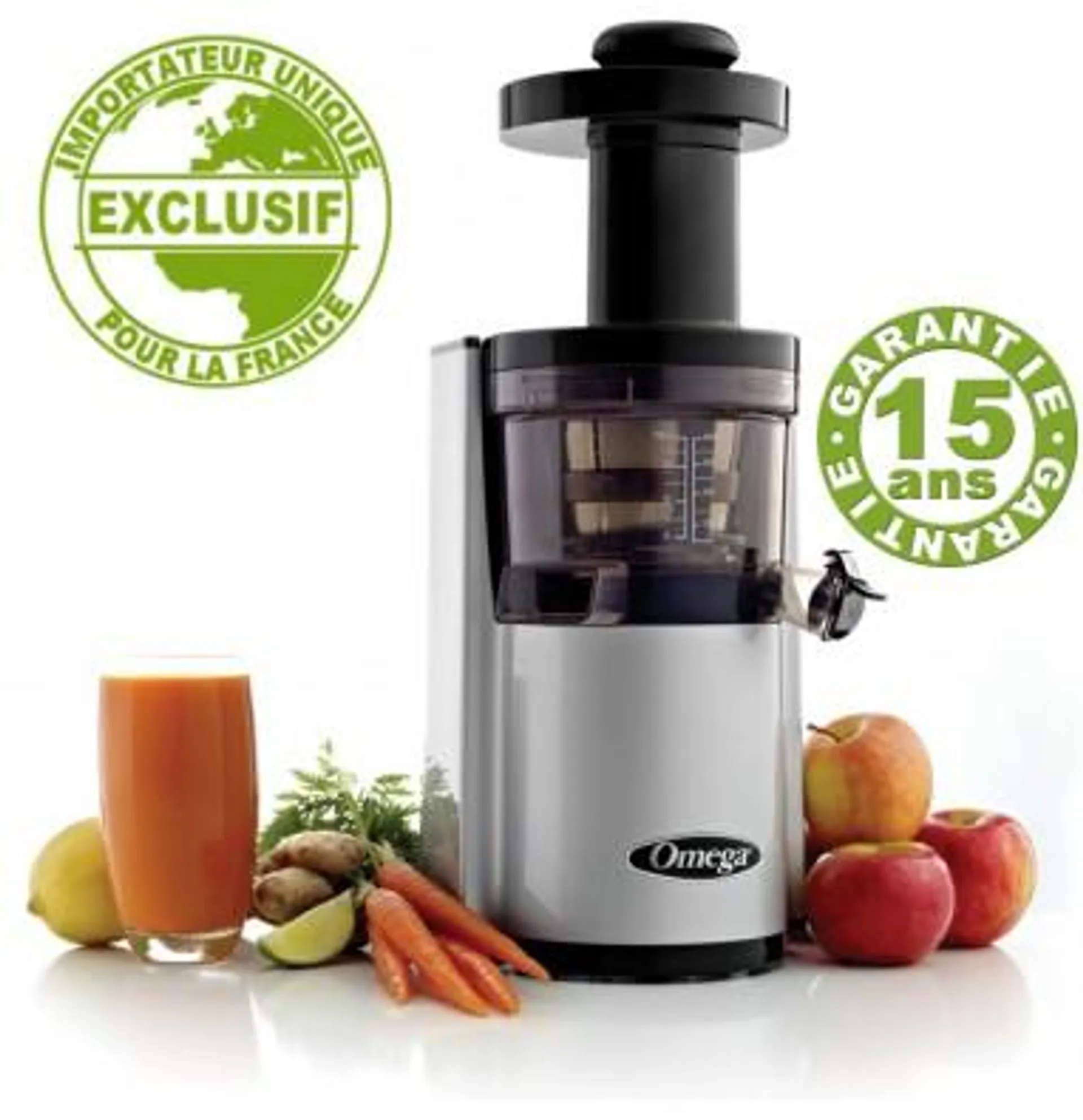 Extracteur de jus Omega VSJ843 - Argenté