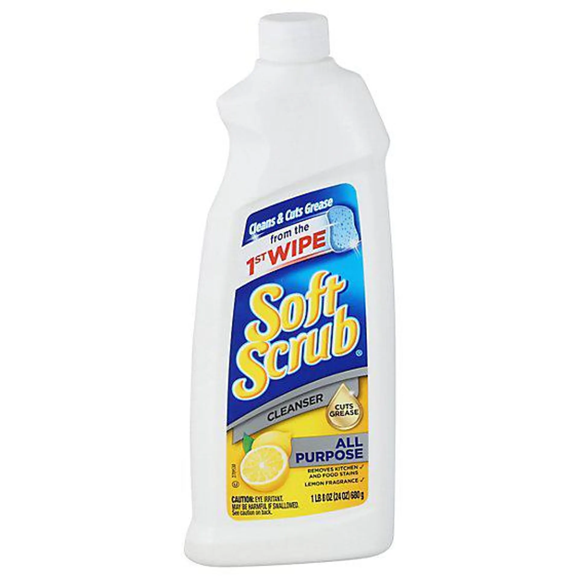 Soft Scrub Lemon Liquid Cleanser - 24 Oz