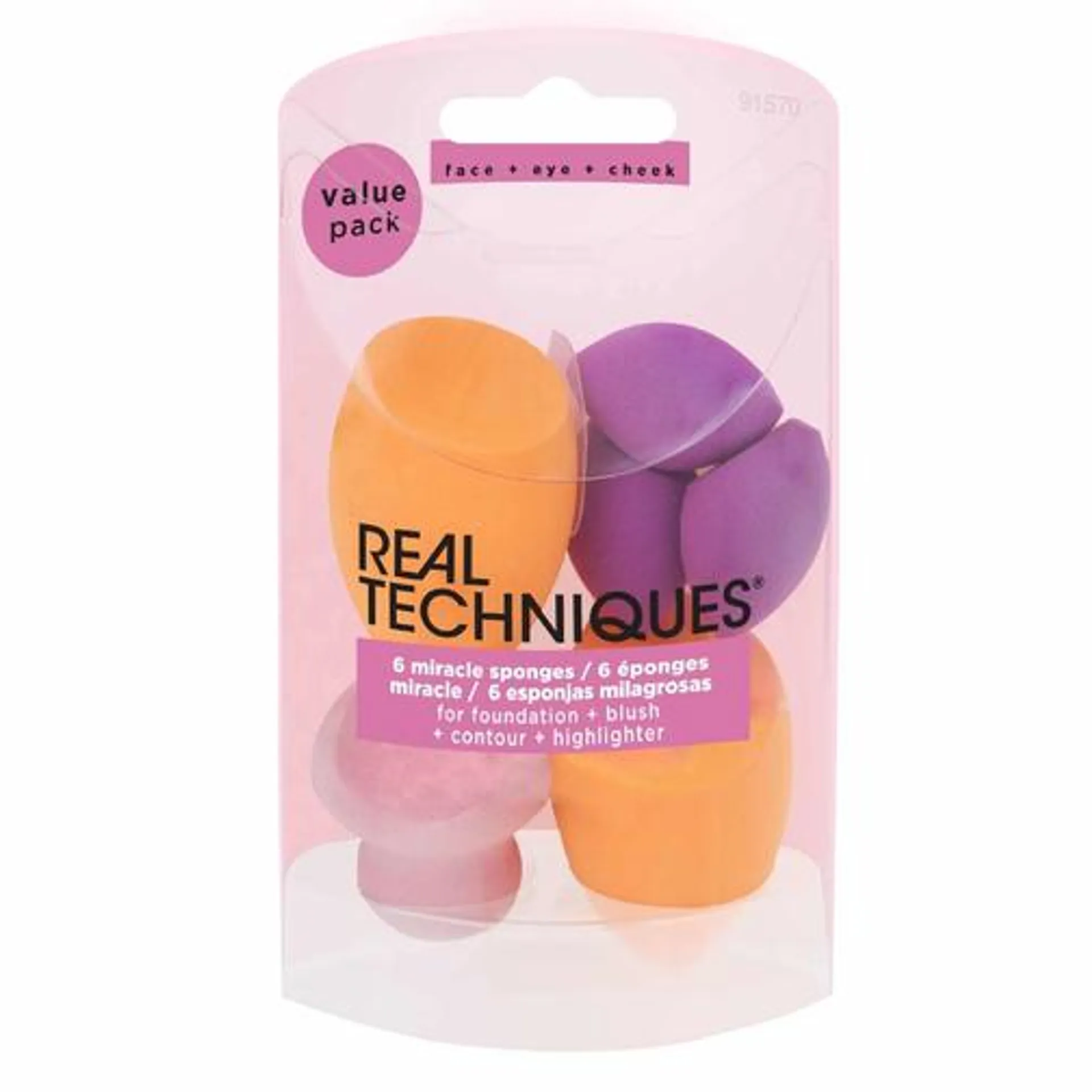 Real Techniques 6 Miracle Sponge Set