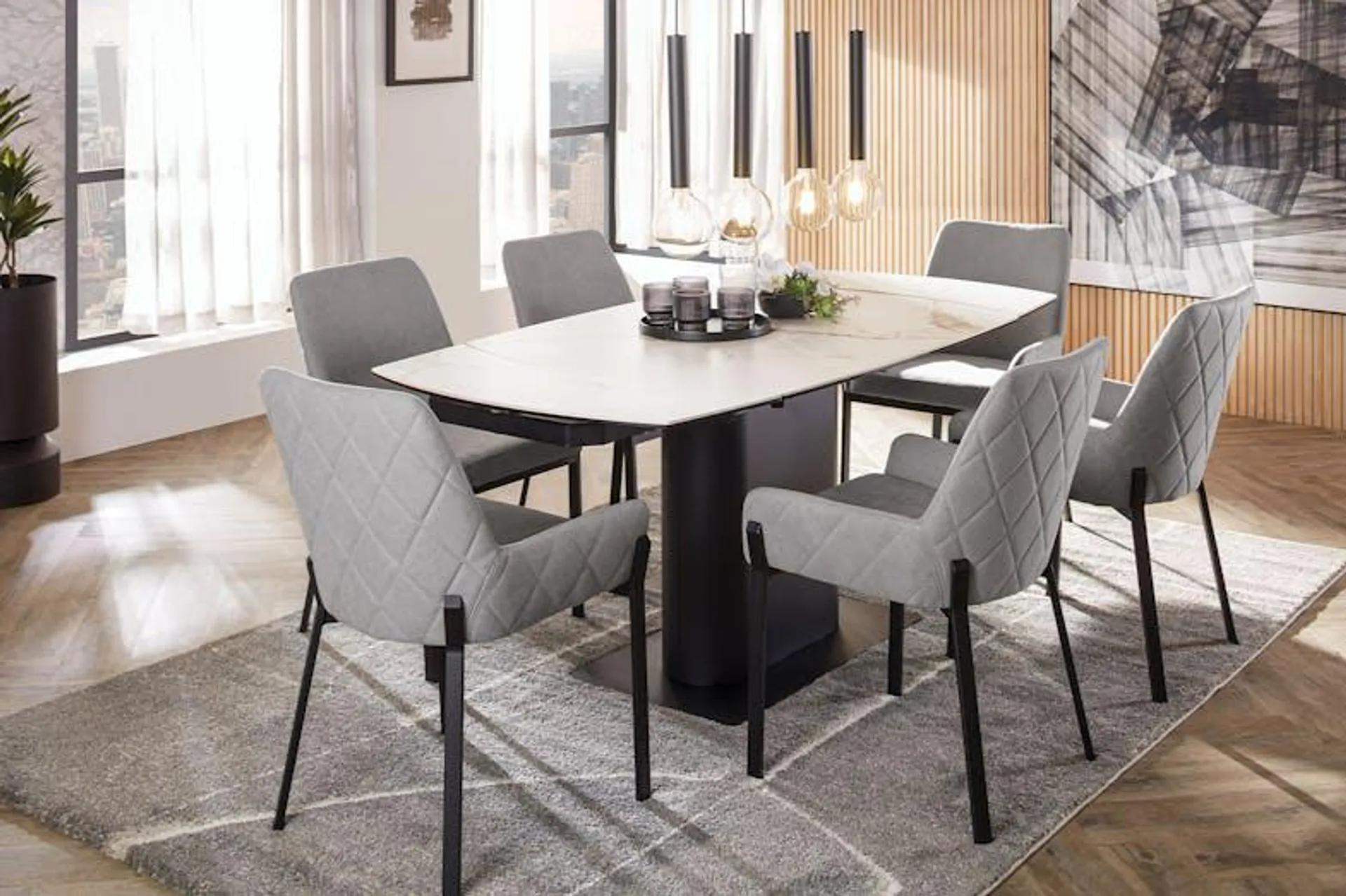 Juliet 7 Piece Dining Suite