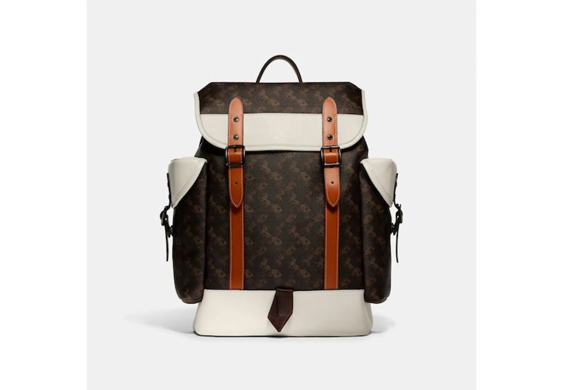Hitch Backpack With Horse And Carriage Print