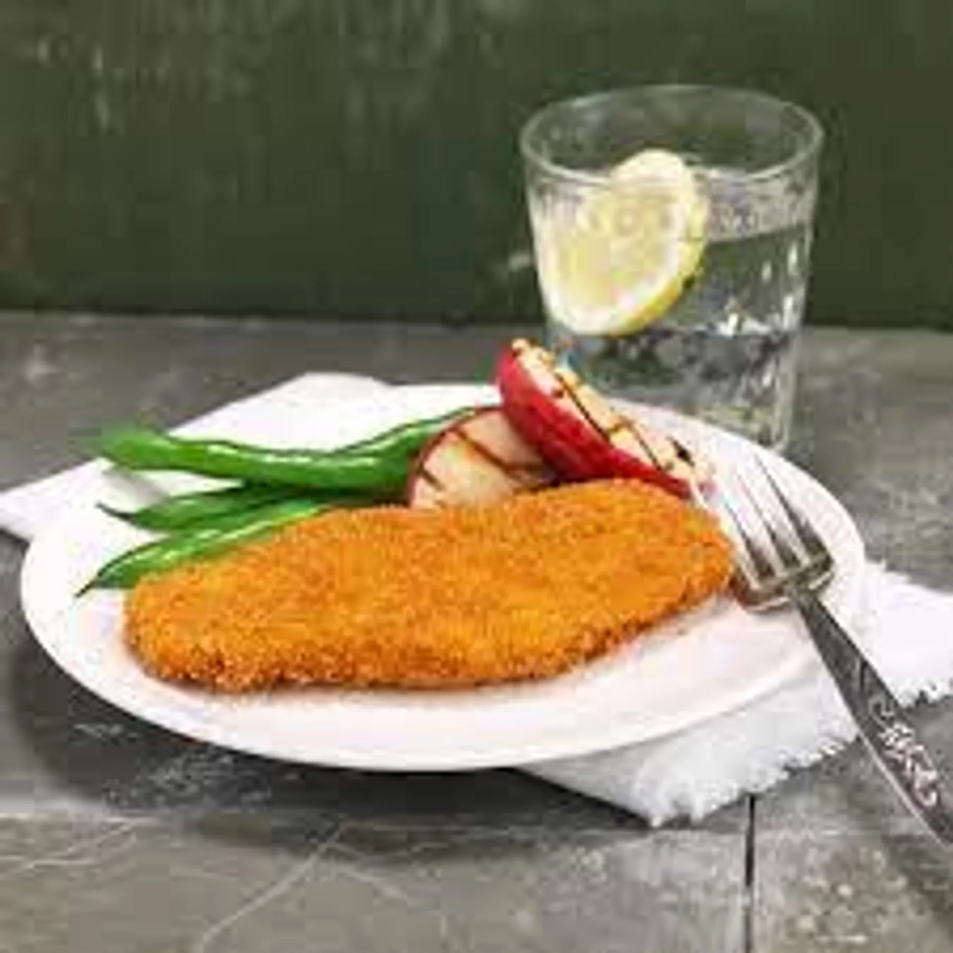 LEADER PORK AND APPLE SAUCE SCHNITZEL