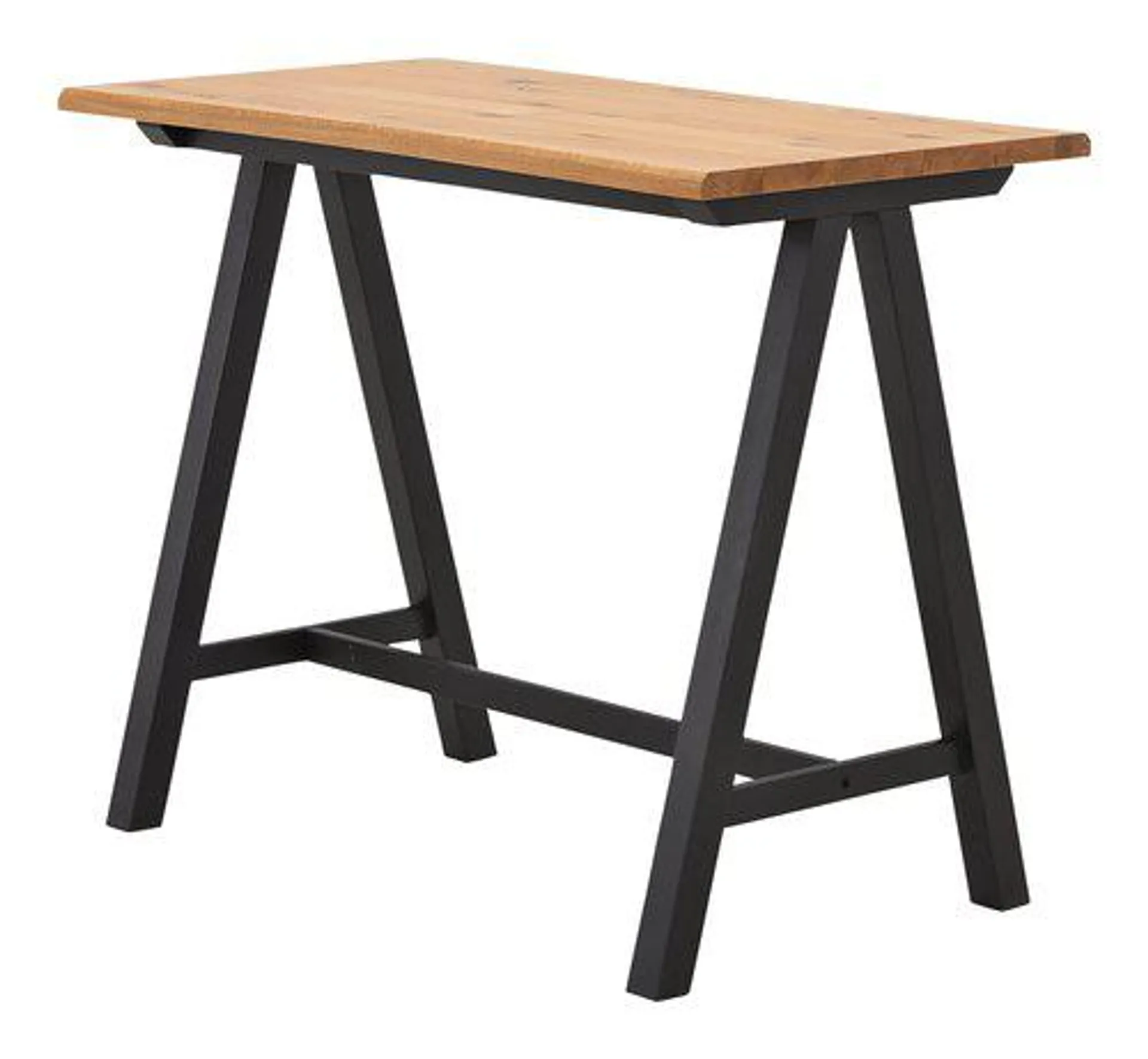 Barbord SANDBY 71x128 natur eik/svart