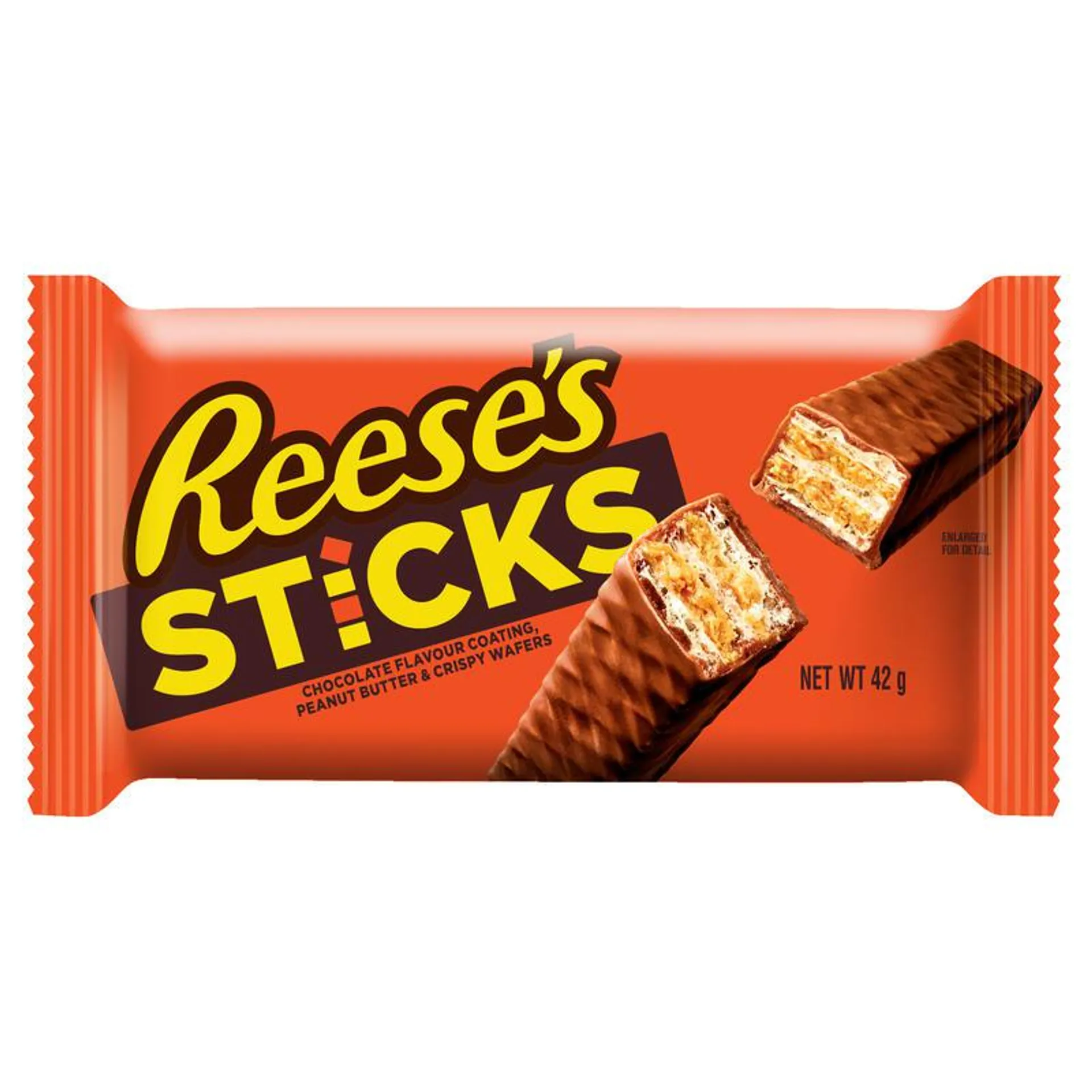 REESE'S Sticks Γκοφρέτα Σοκολάτας με Φυστικοβούτυρο 42gr