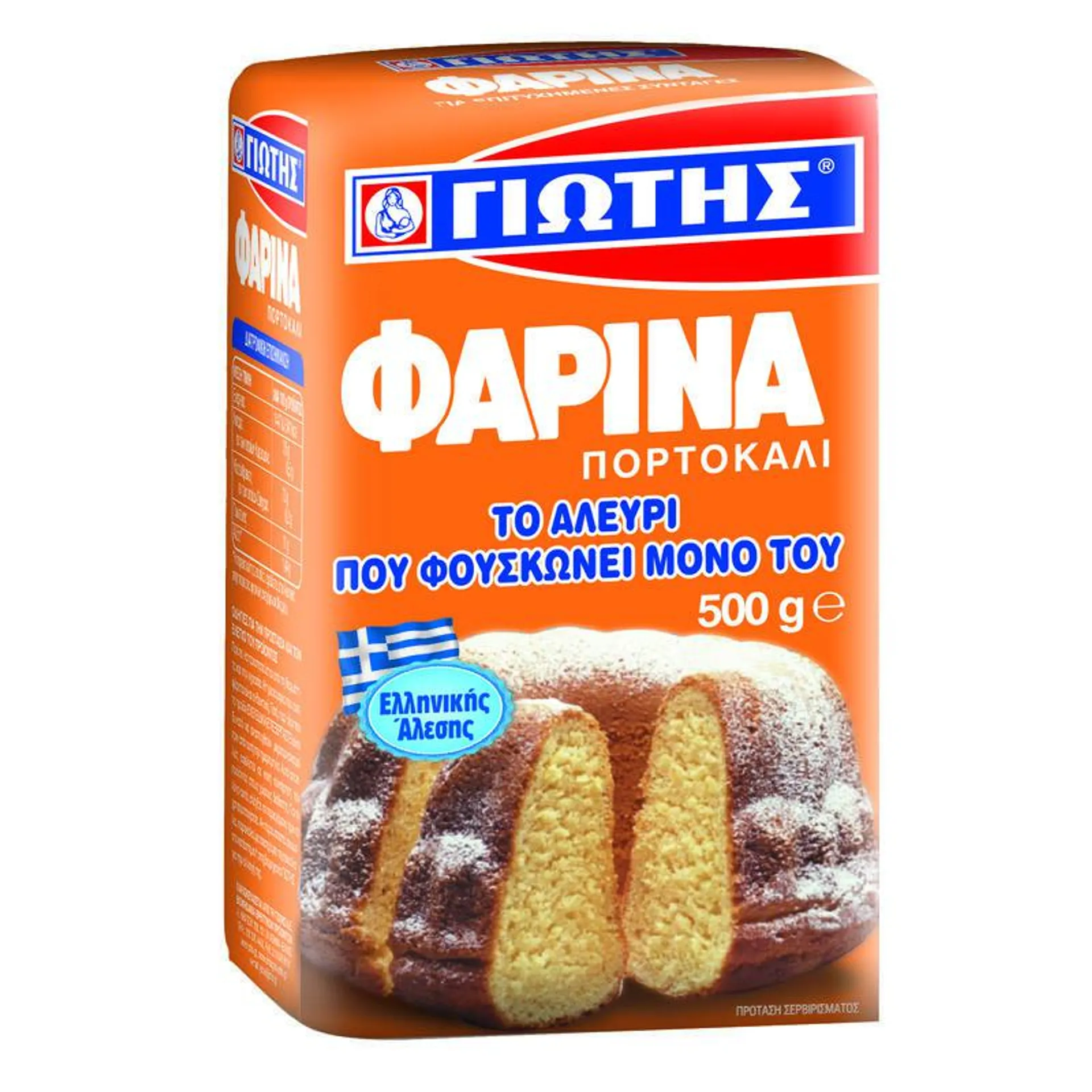 ΓΙΩΤΗΣ Φαρίνα Πορτοκάλι 500gr