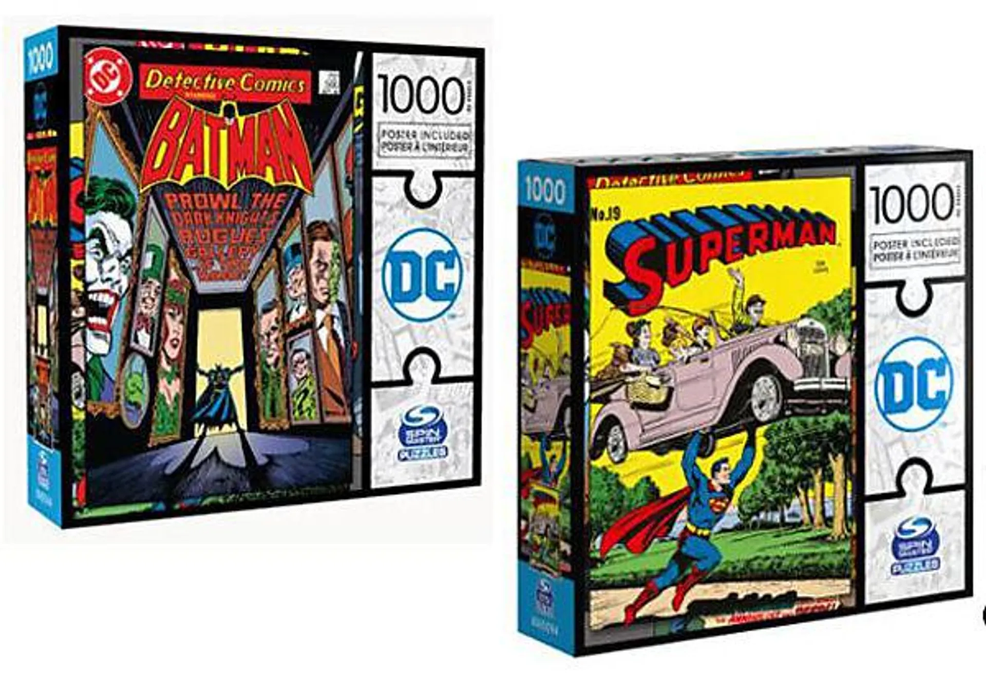 Puslespill 1000x2 DC Comics