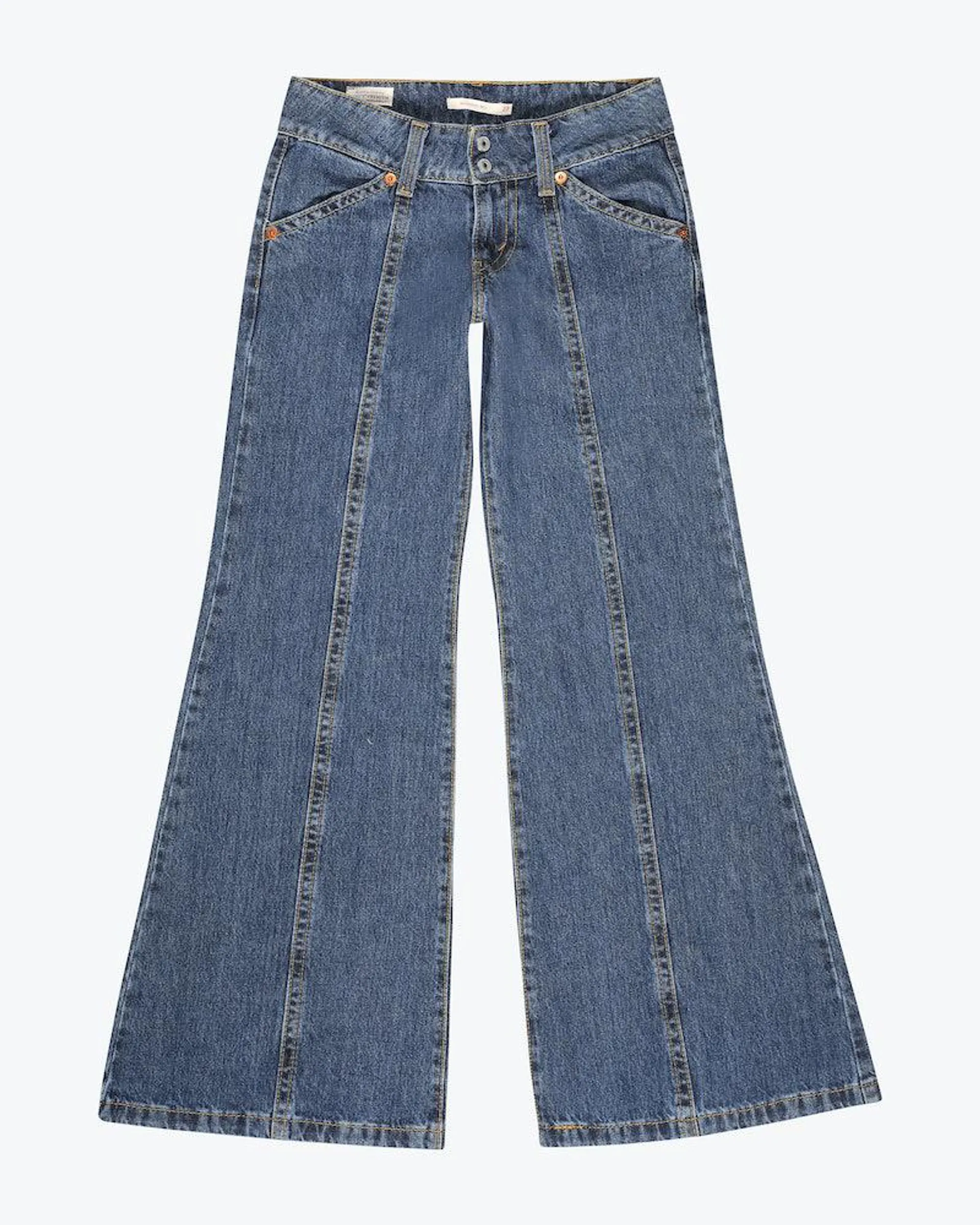 Noughties Big Bell Medium Blå Jeans