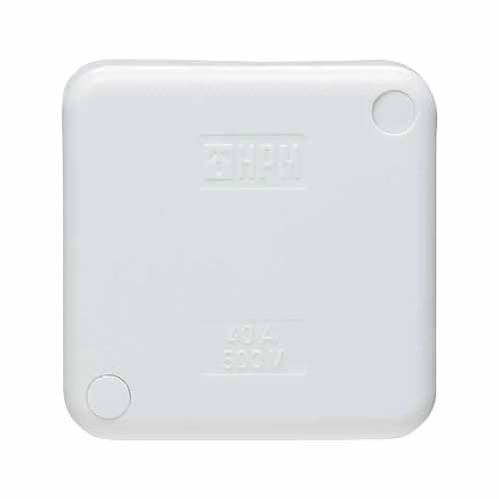 HPM 4 CONNECTOR JUNCTION BOX 68mm x 68mm x 38mm White