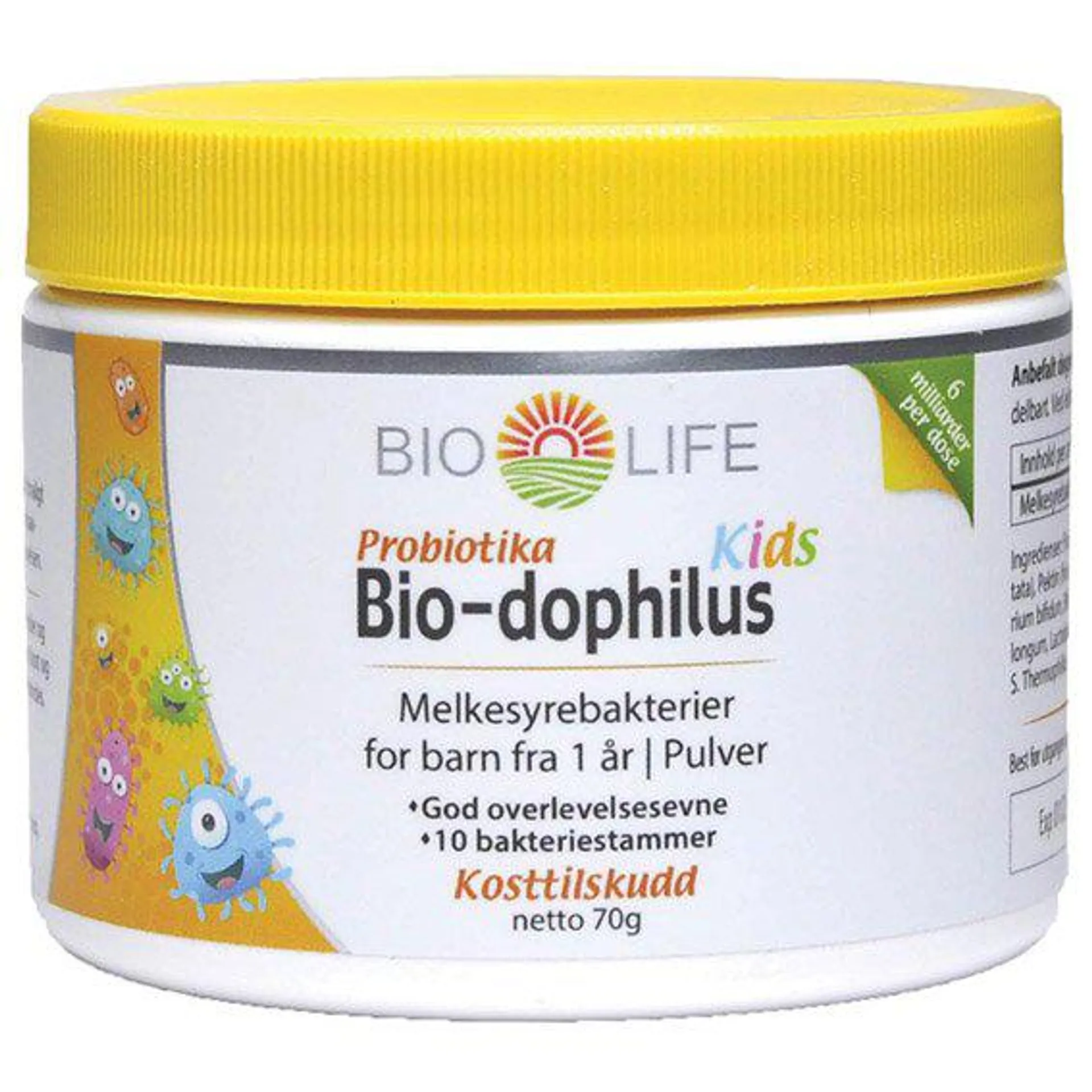 Bio-Life bio-dophilus kids 70 g