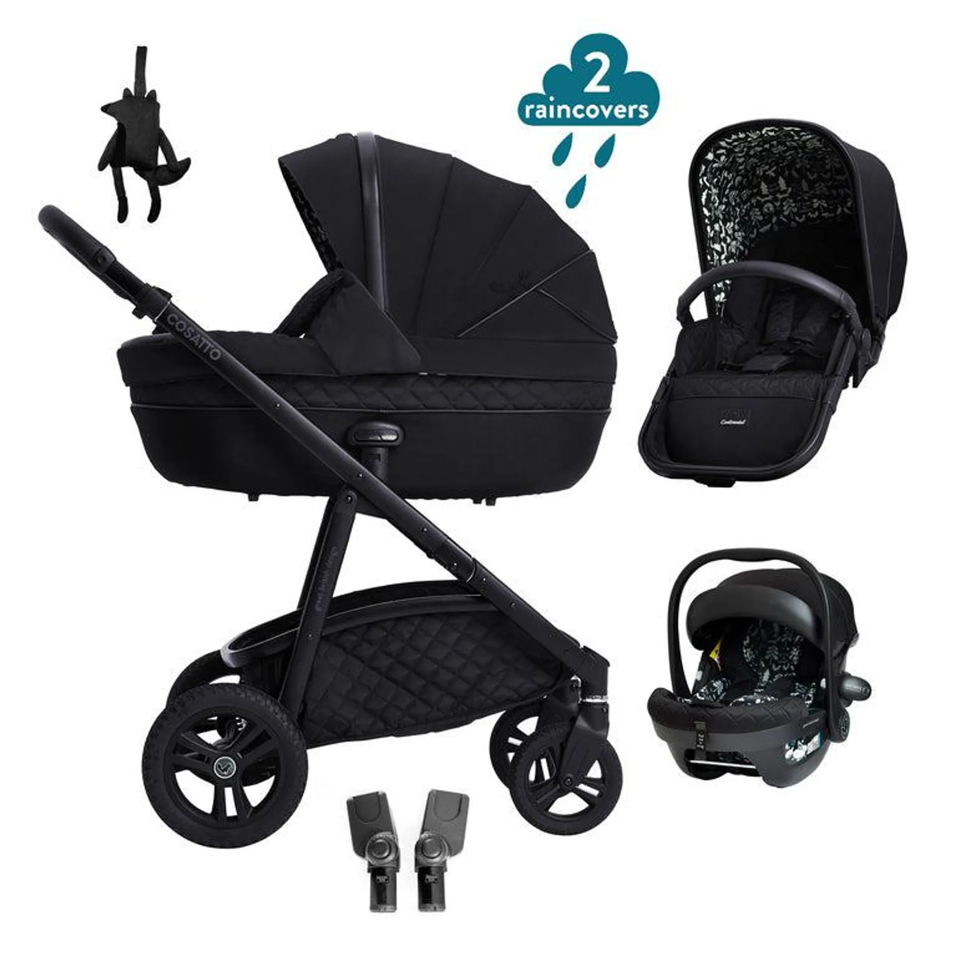 Pack Wow Continental con silla de coche - Silhouette