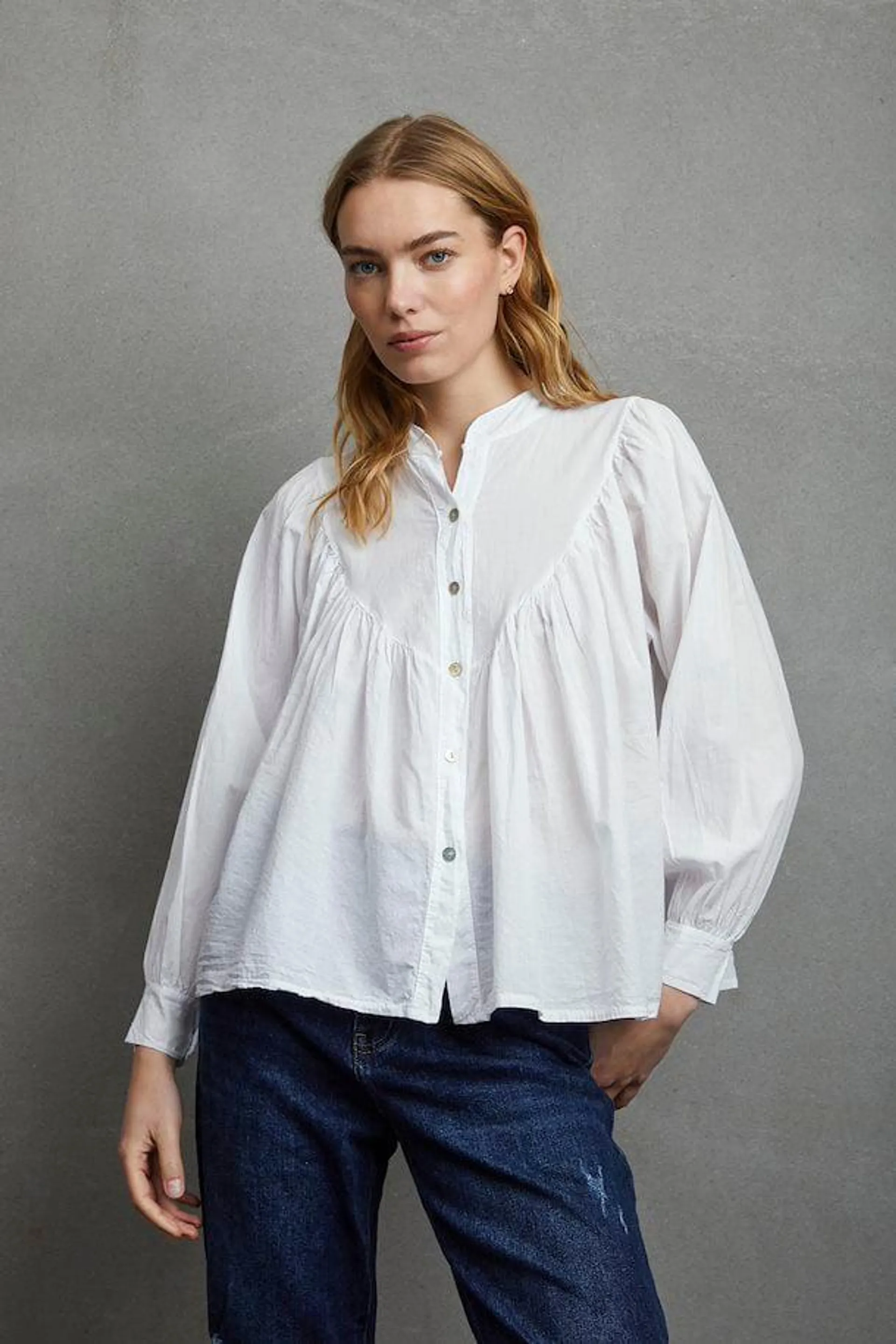 Langermet bluse