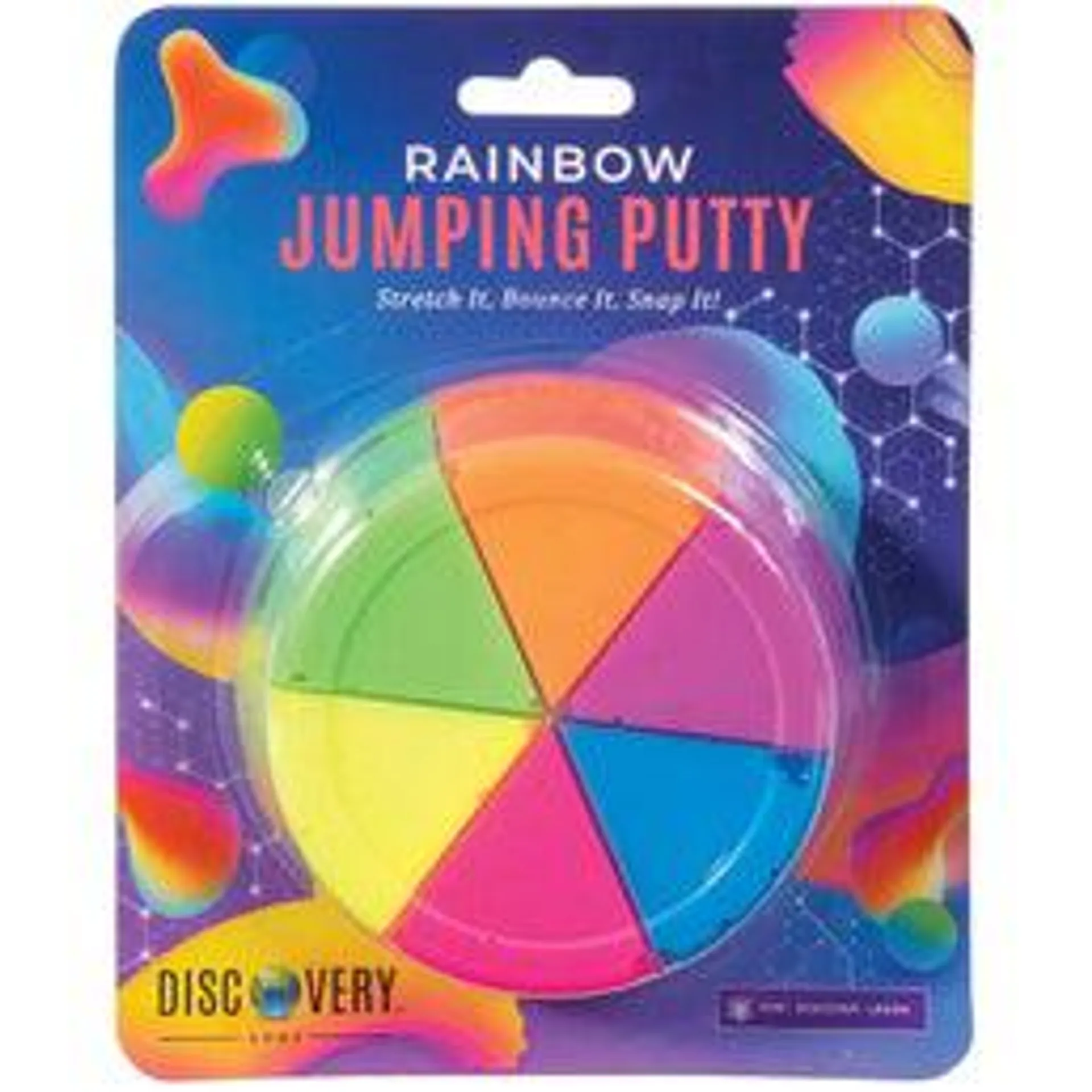 Discovery Zone Rainbow Jumping Putty