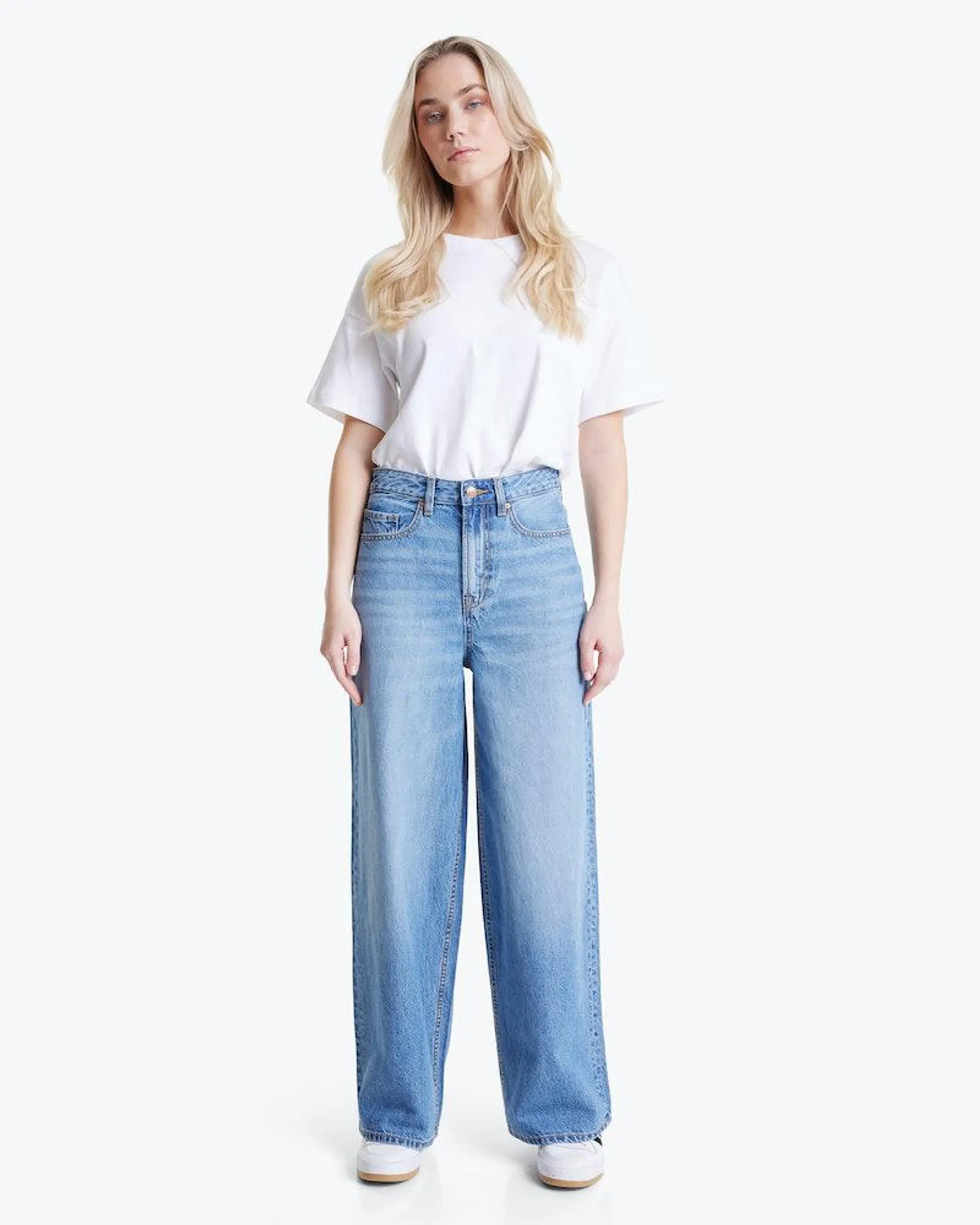 Baggy Lys Blå Jeans