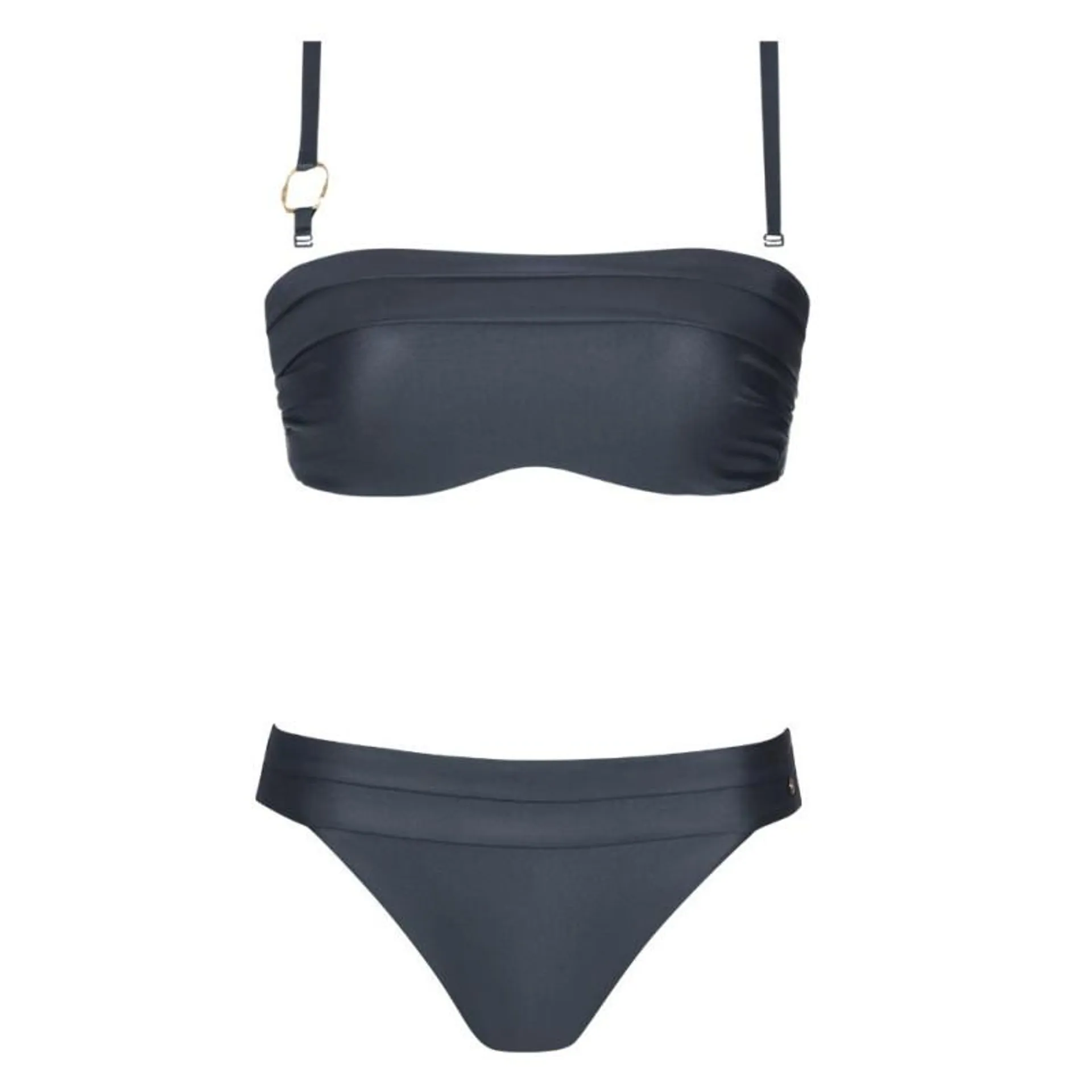 LIS-40670-02 - Bikini combinato a fascia con ferretto Jordan - nero